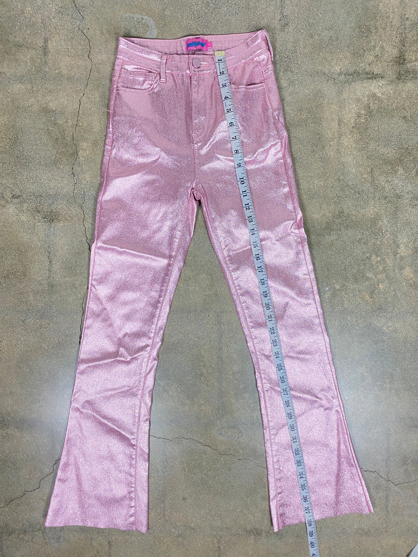 Edikted Pink Shimmer Flares