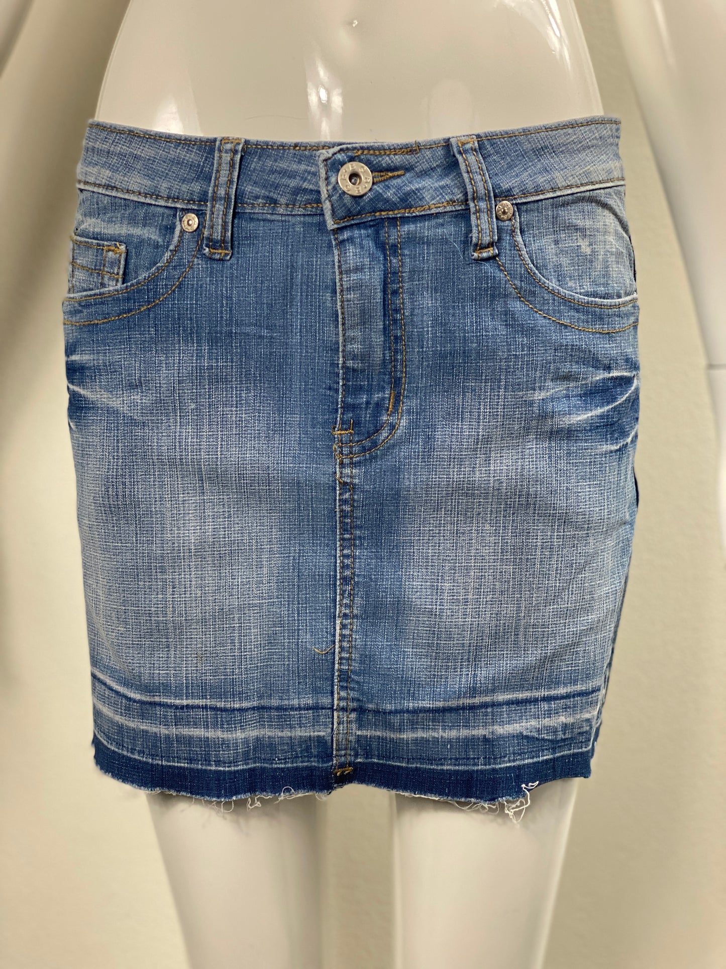Deadstock Denim Mini Skirt