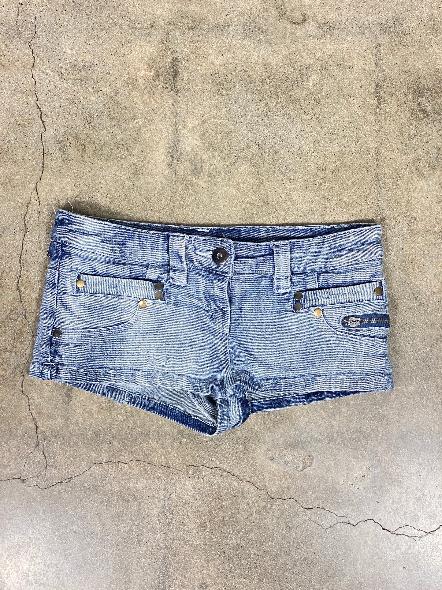 00s Denim Micro Shorts