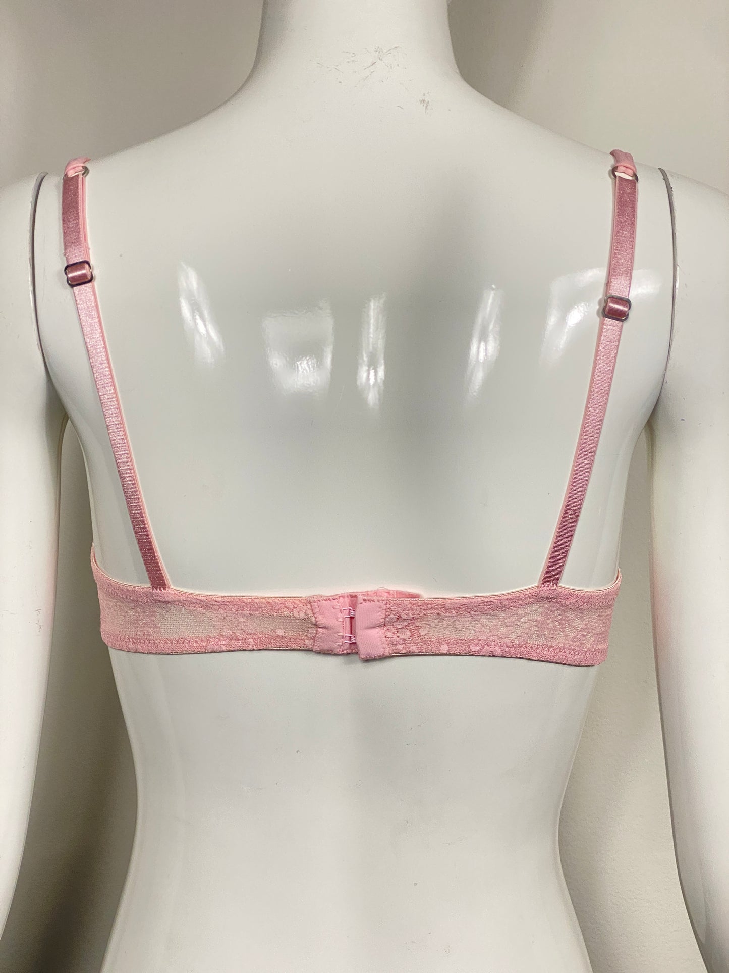 Pink Floral Lace Bra Top