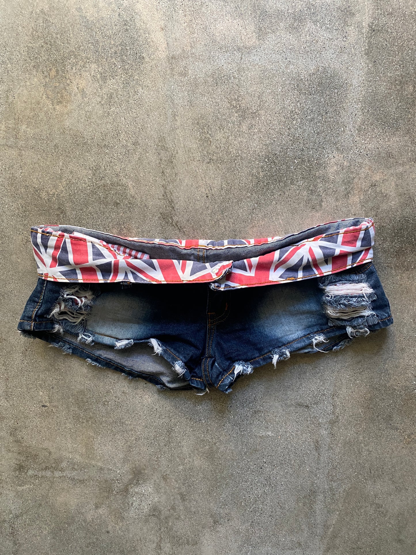 00’s Denim Lowrise Short Shorts
