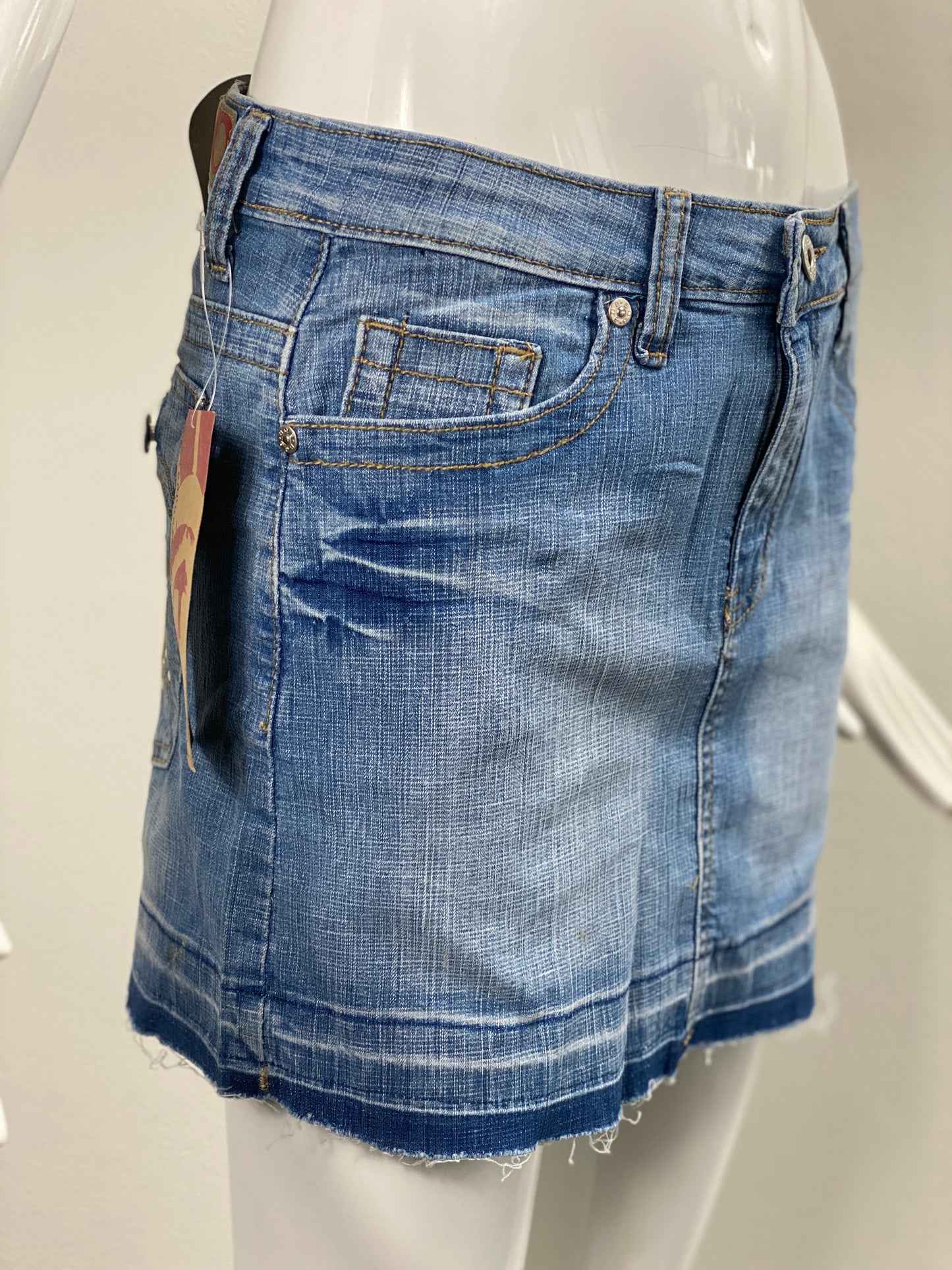 Deadstock Denim Mini Skirt