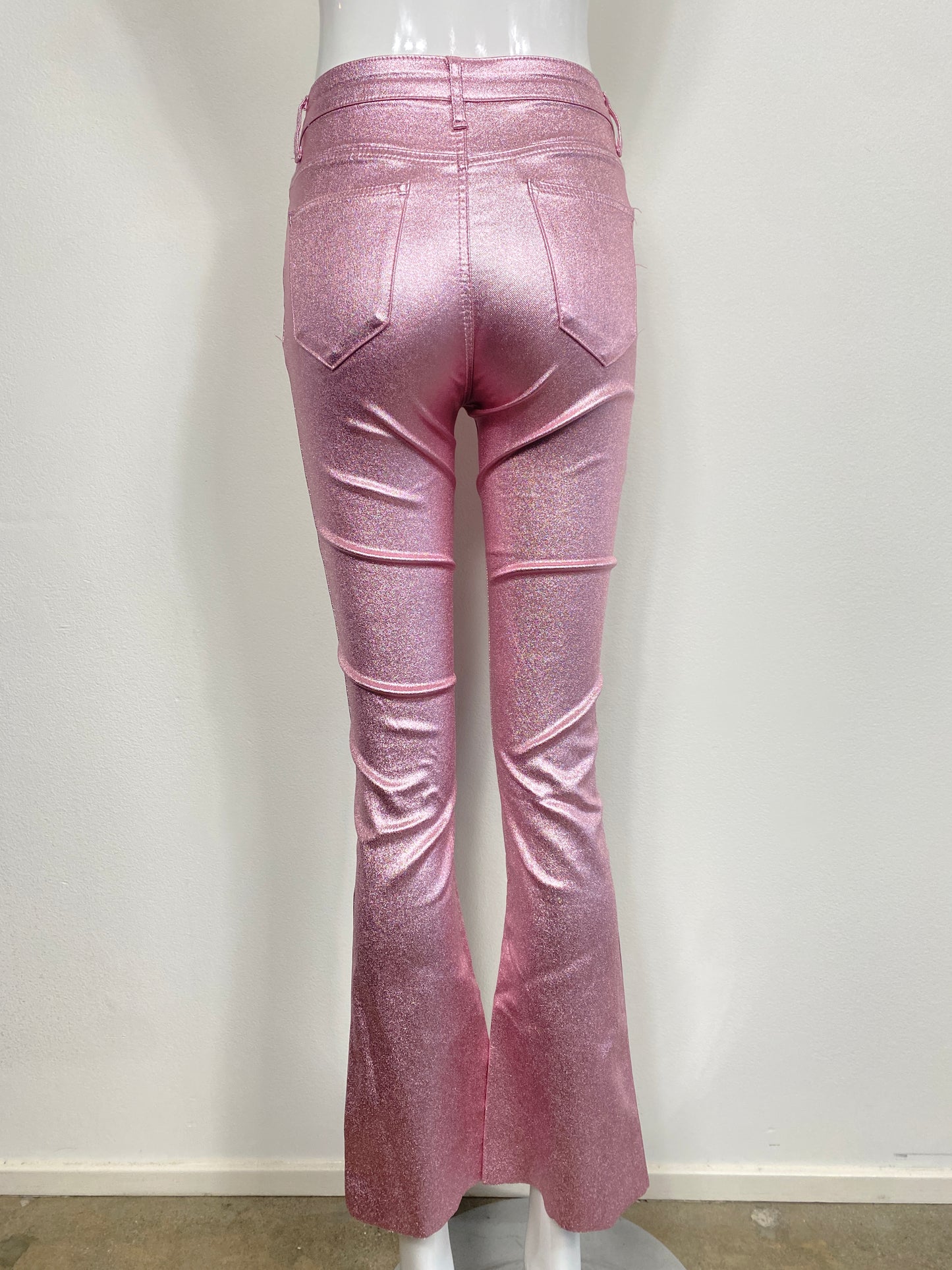Edikted Pink Shimmer Flares