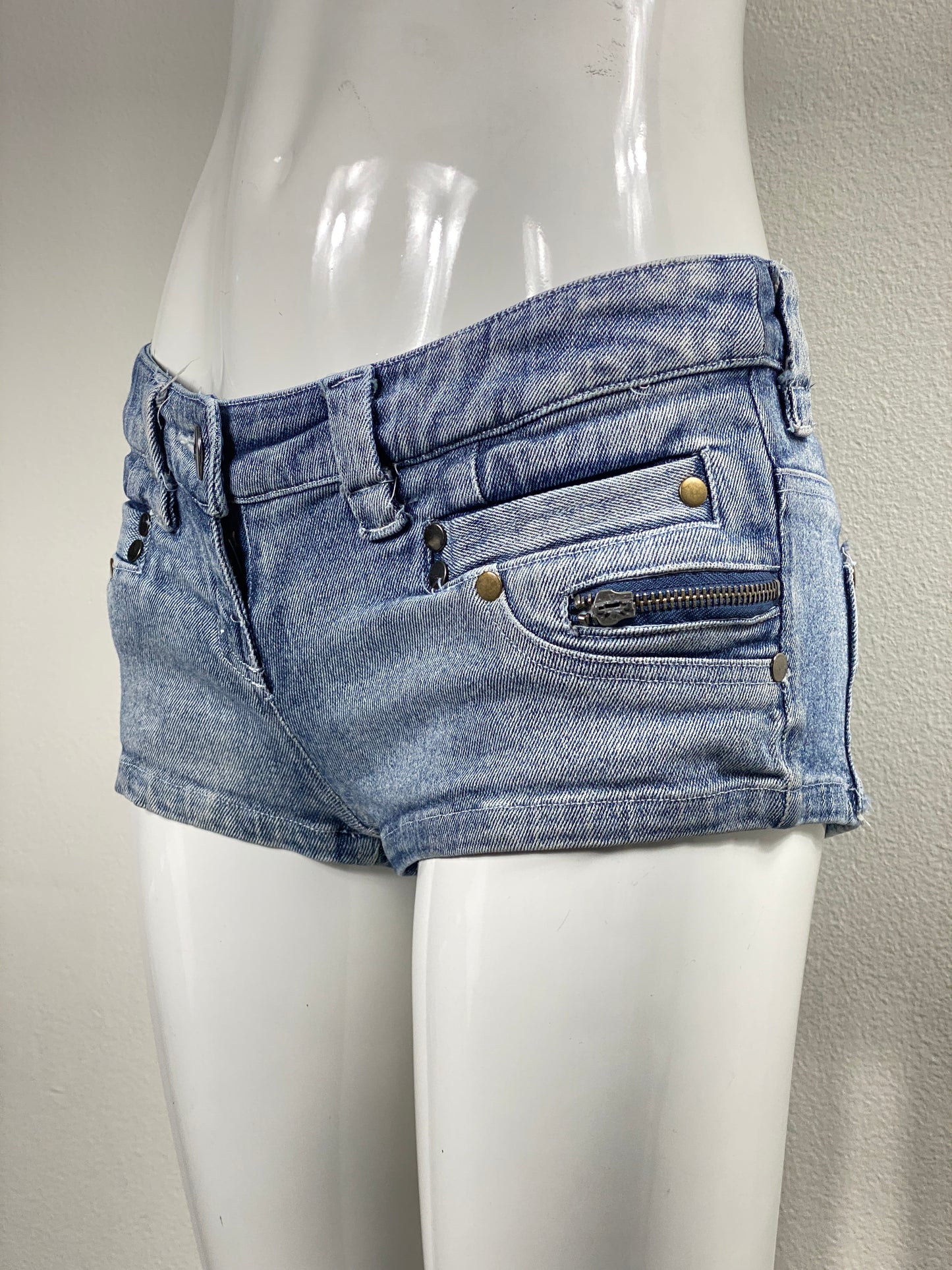 00s Denim Micro Shorts
