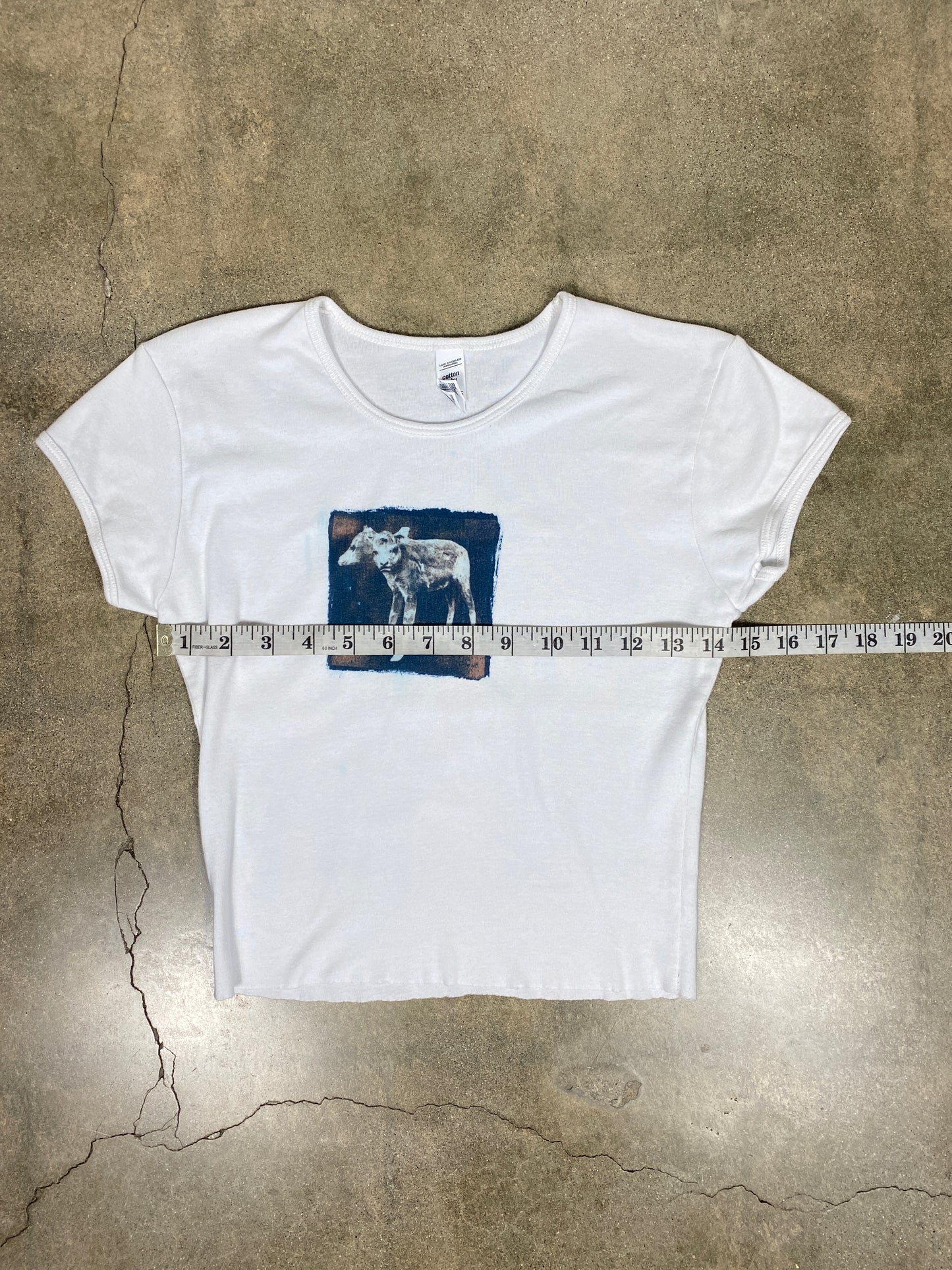 One Off Two Head Baby Cow Tee