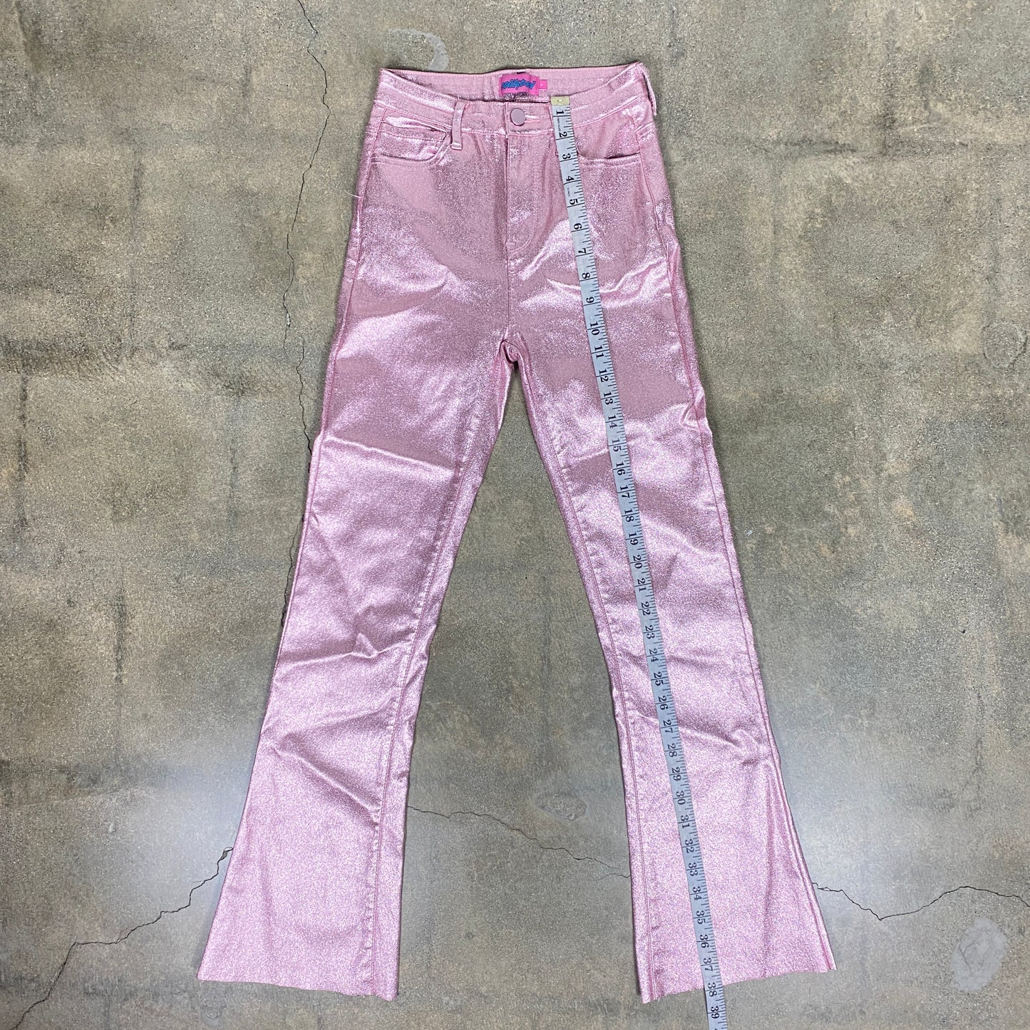 Edikted Pink Shimmer Flares