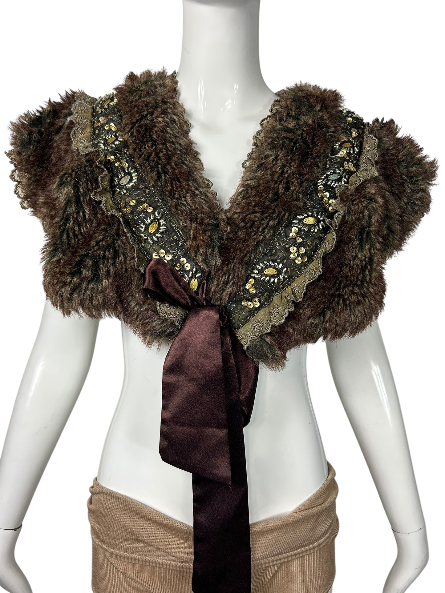Cropped Fur Bolero