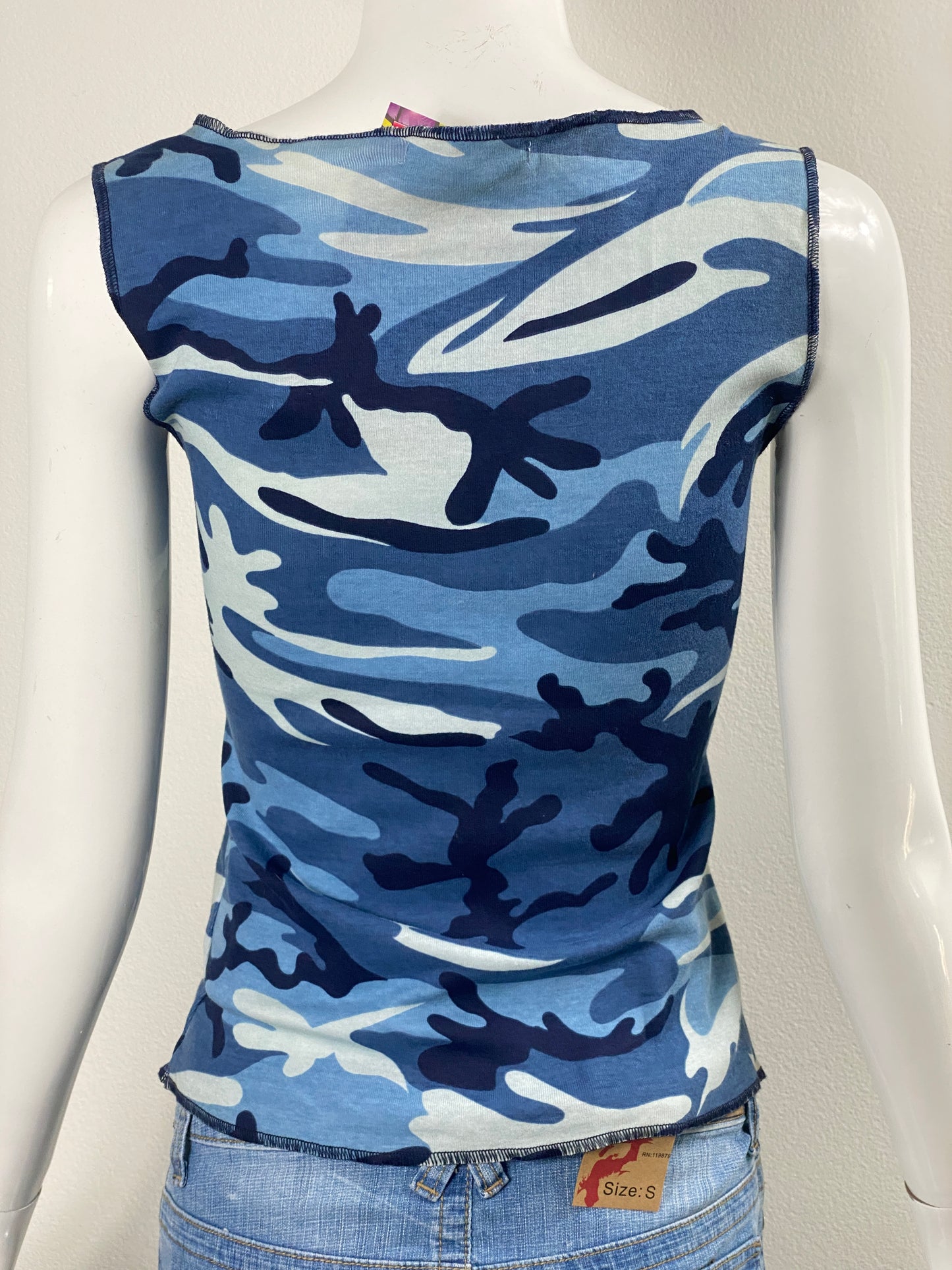 Deadstock Paris Blues Camo Tank