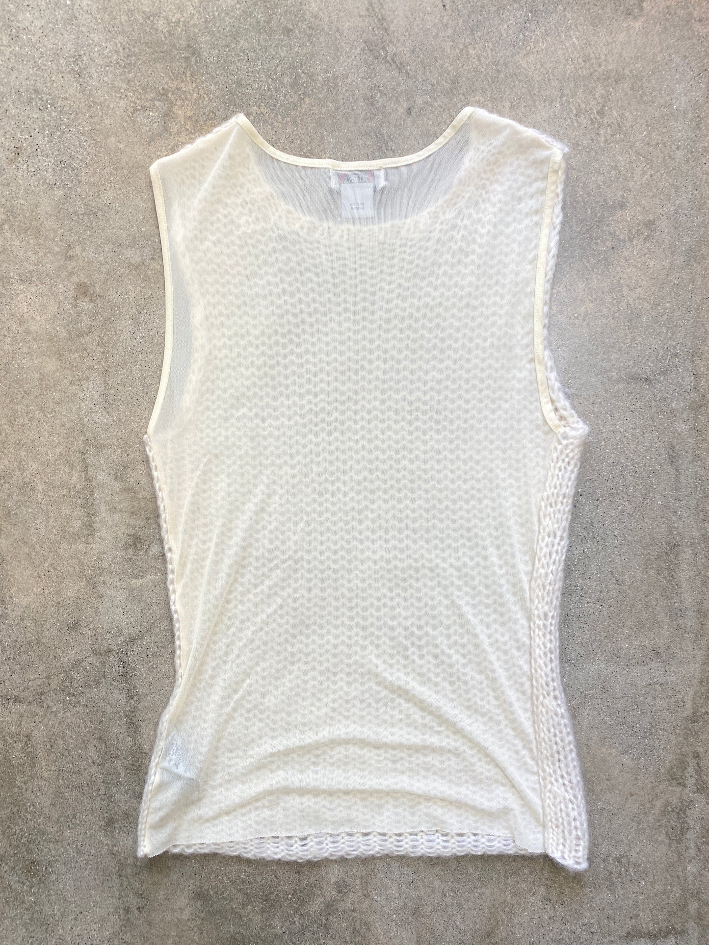 00’s Guess Cream Knit Tank Top