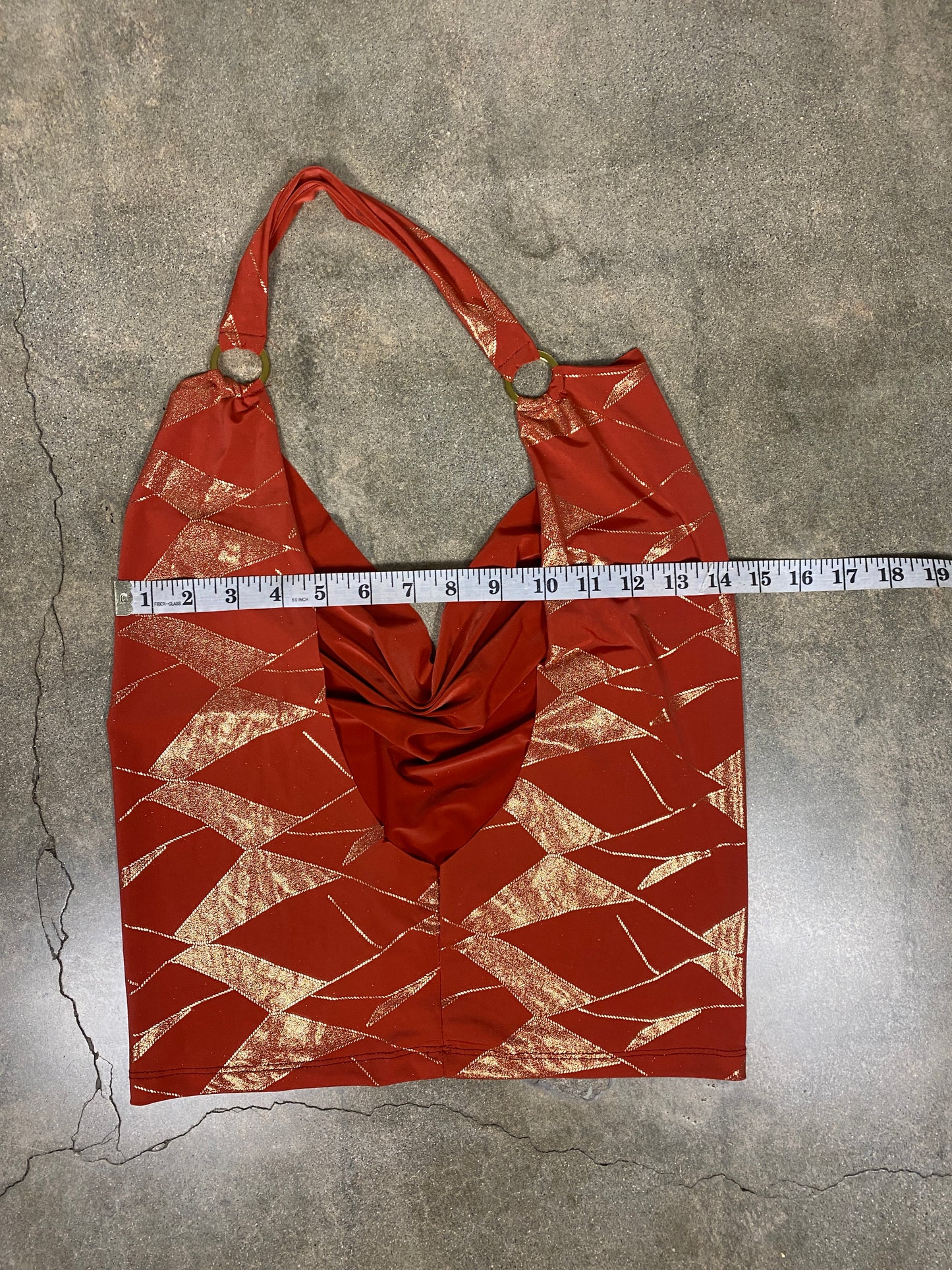 Bebe Chocolate Halter Top