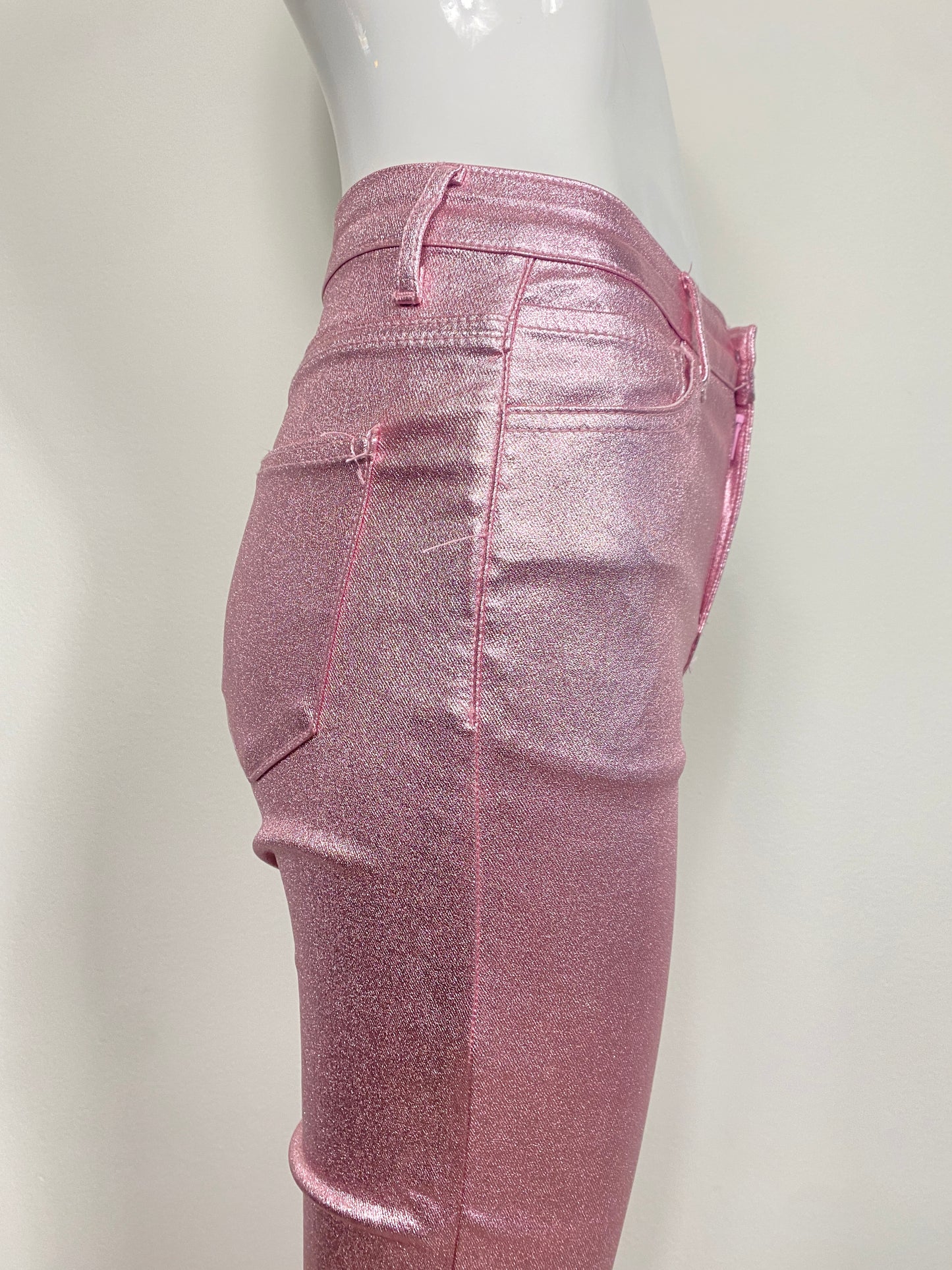 Edikted Pink Shimmer Flares