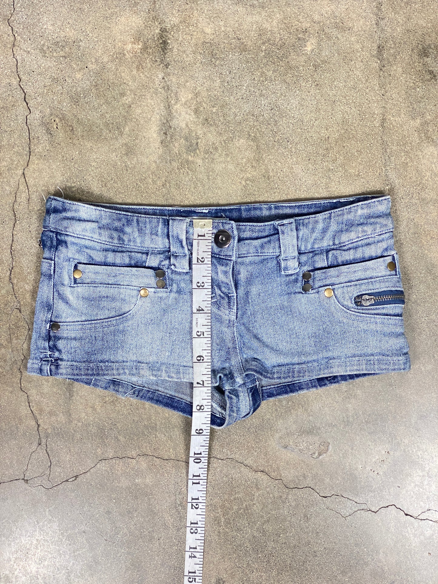 00s Denim Micro Shorts