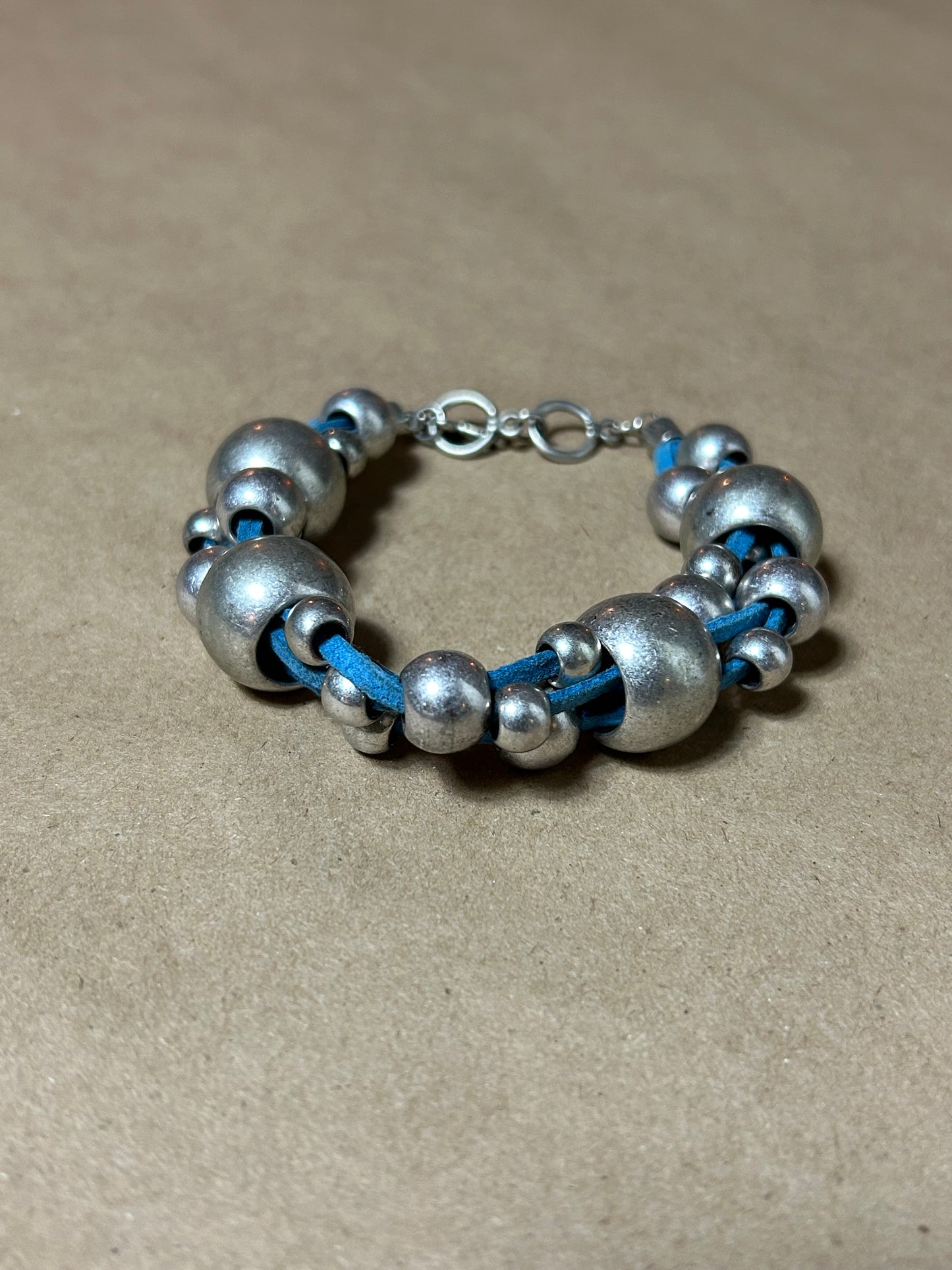 Metal Bubble Beaded Bracelet