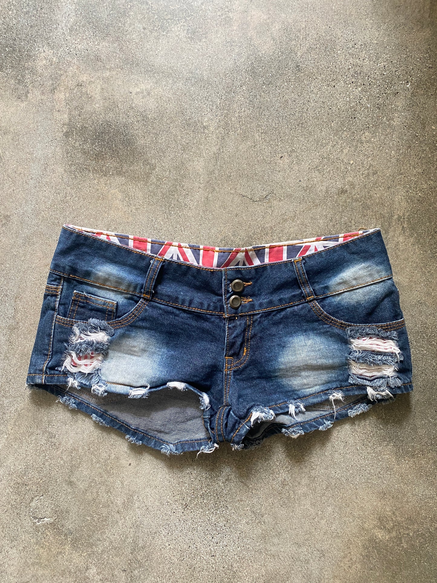 00’s Denim Lowrise Short Shorts