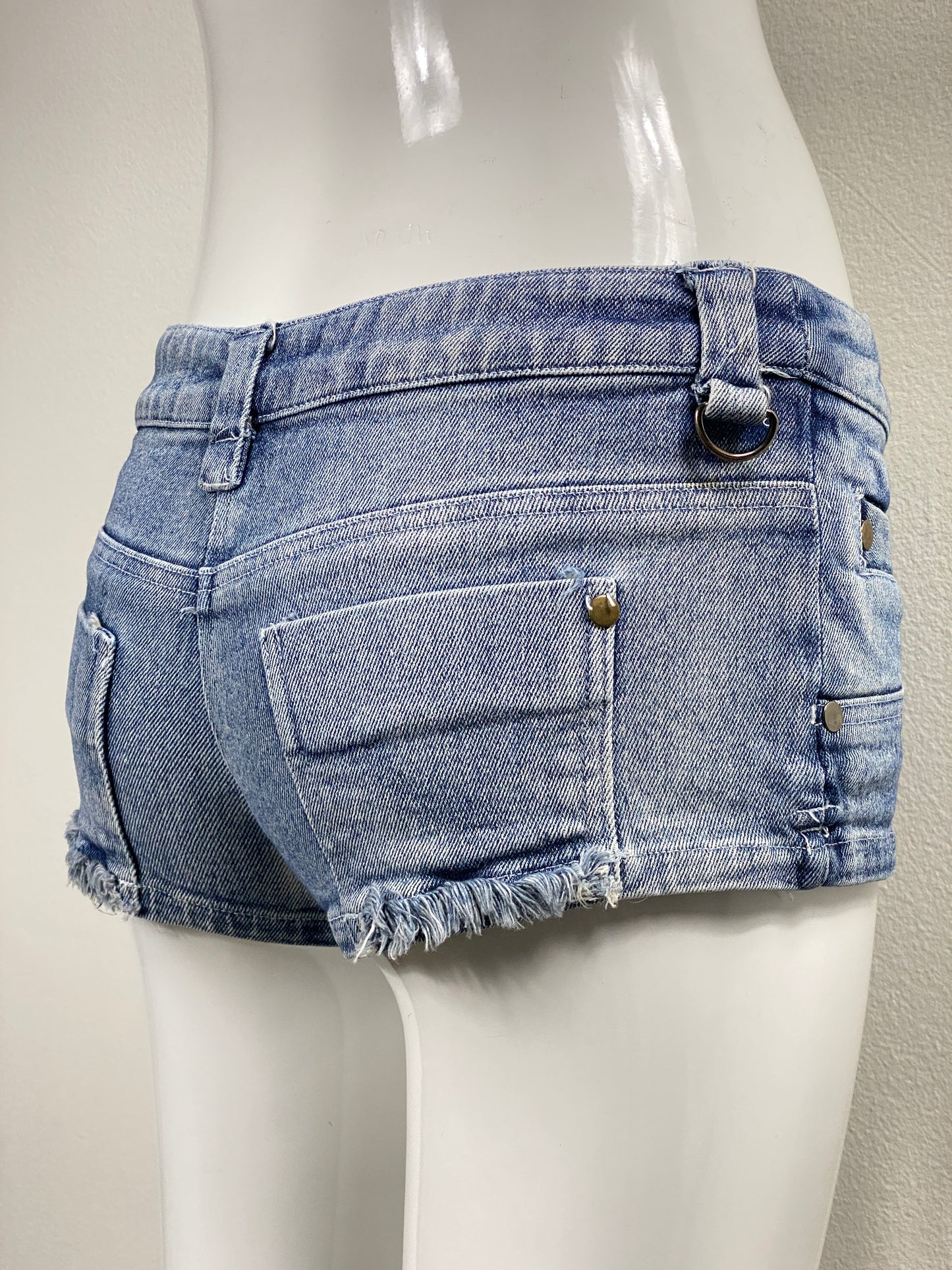 00s Denim Micro Shorts