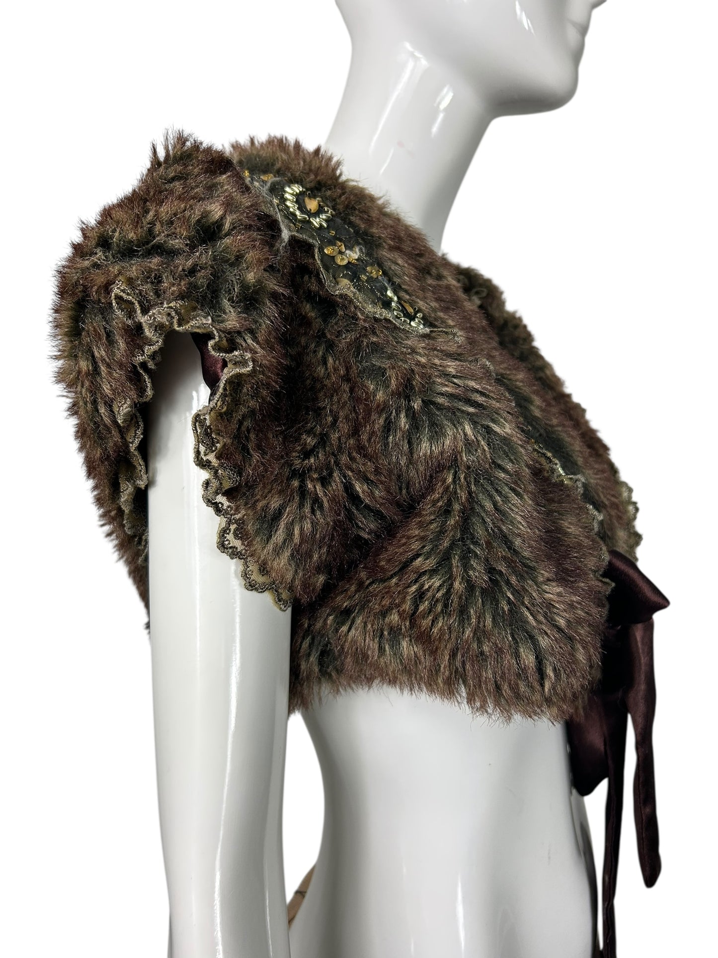 Cropped Fur Bolero