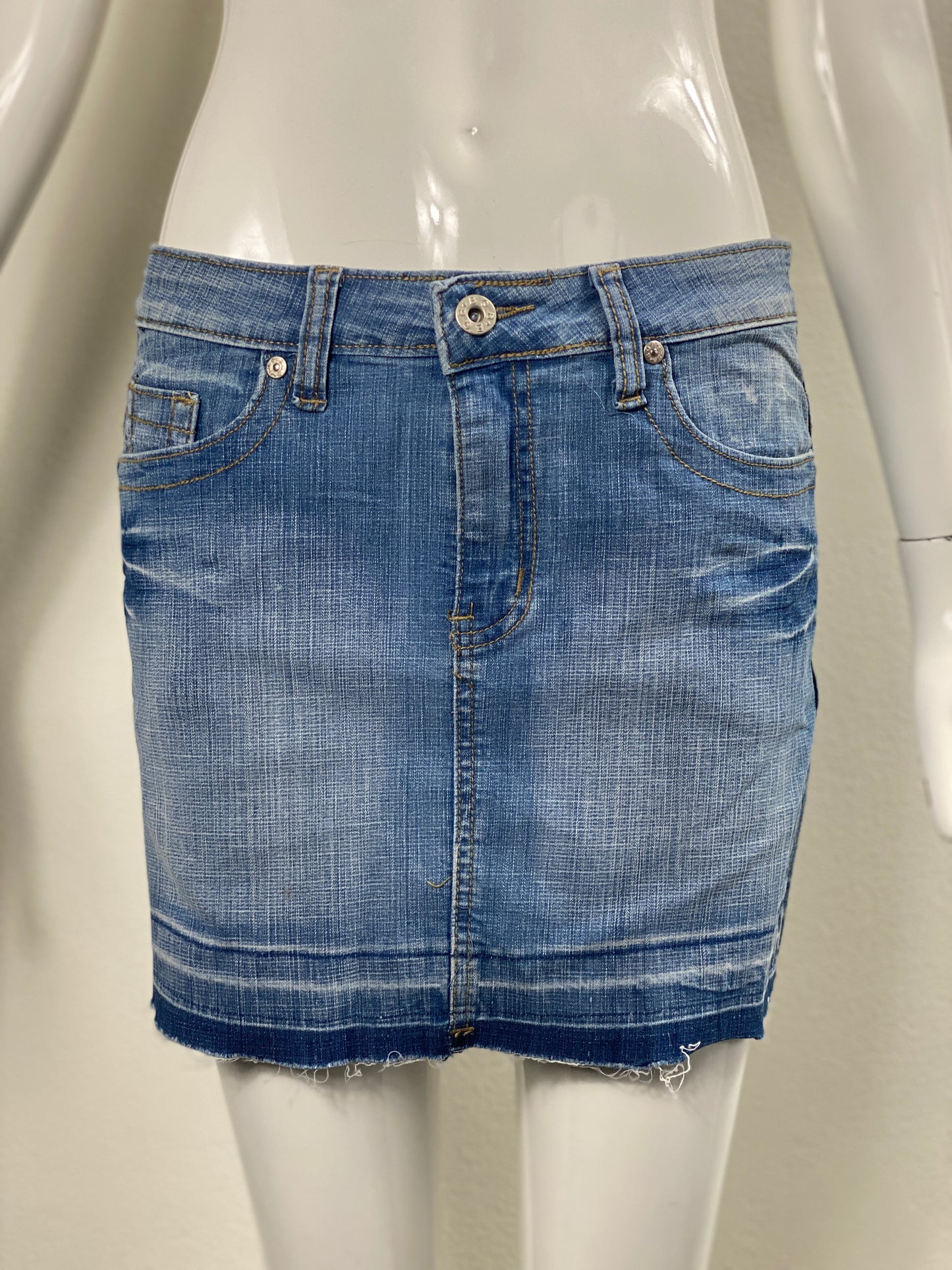 Deadstock Denim Mini Skirt