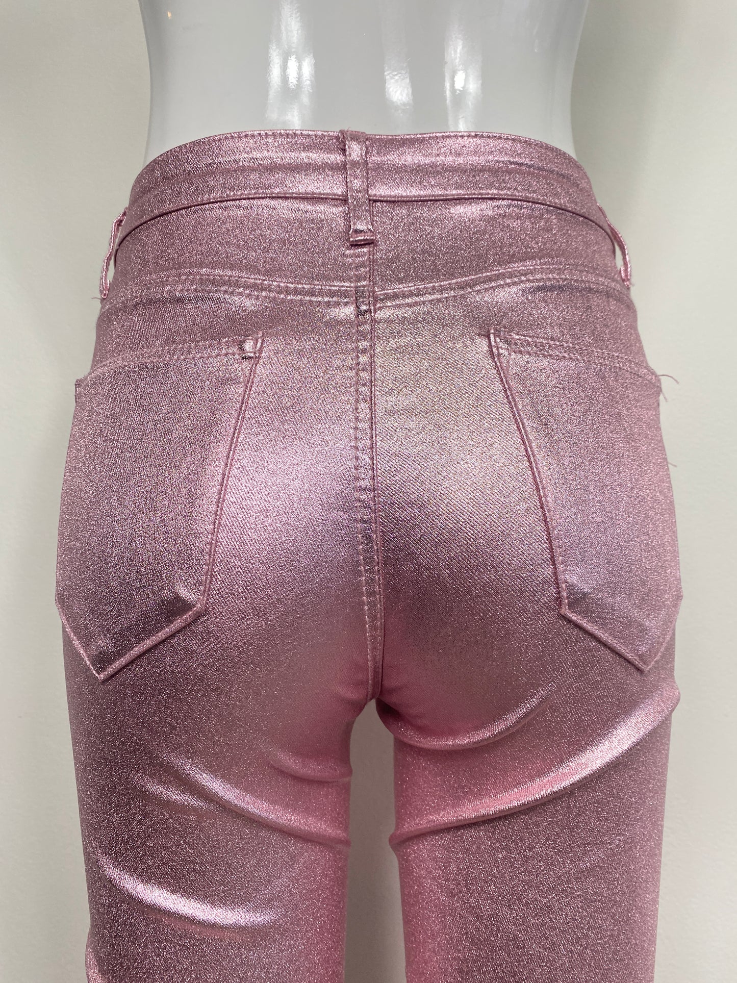 Edikted Pink Shimmer Flares