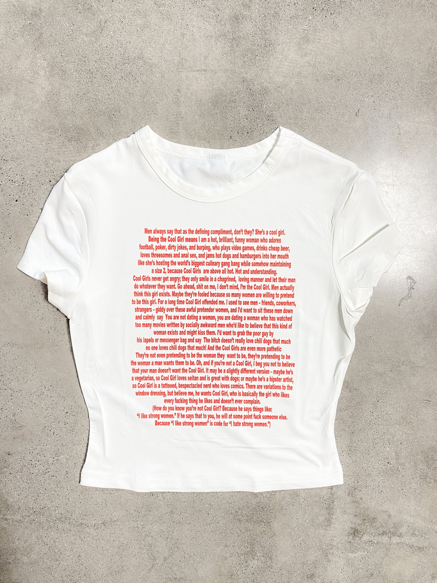 Cool Girl Monologue Baby Tee