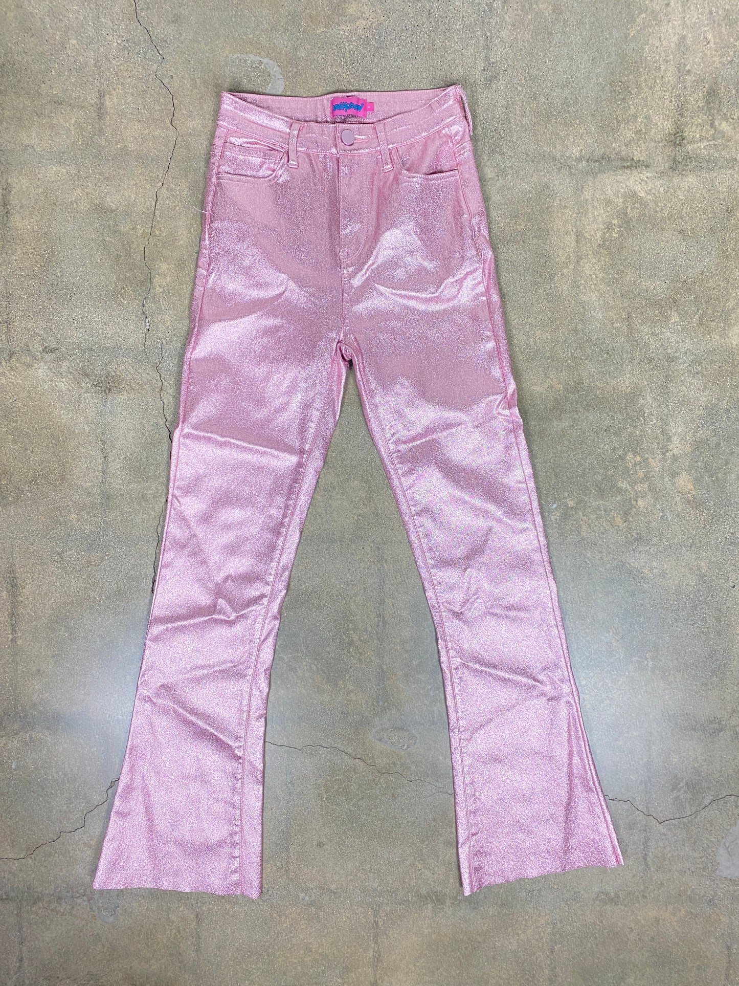 Edikted Pink Shimmer Flares