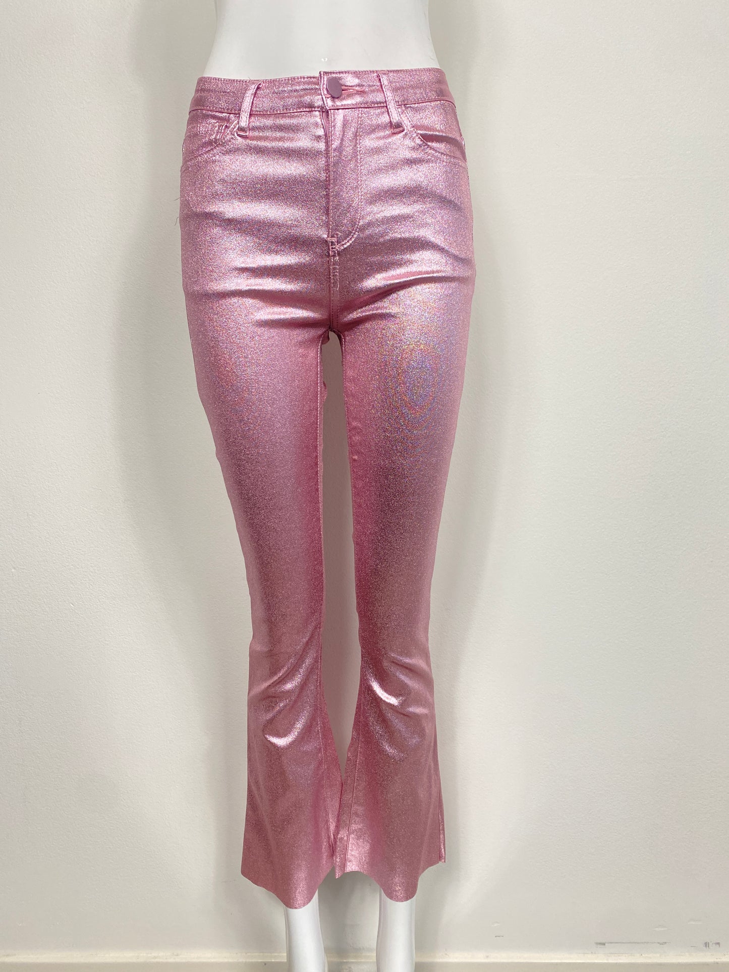 Edikted Pink Shimmer Flares