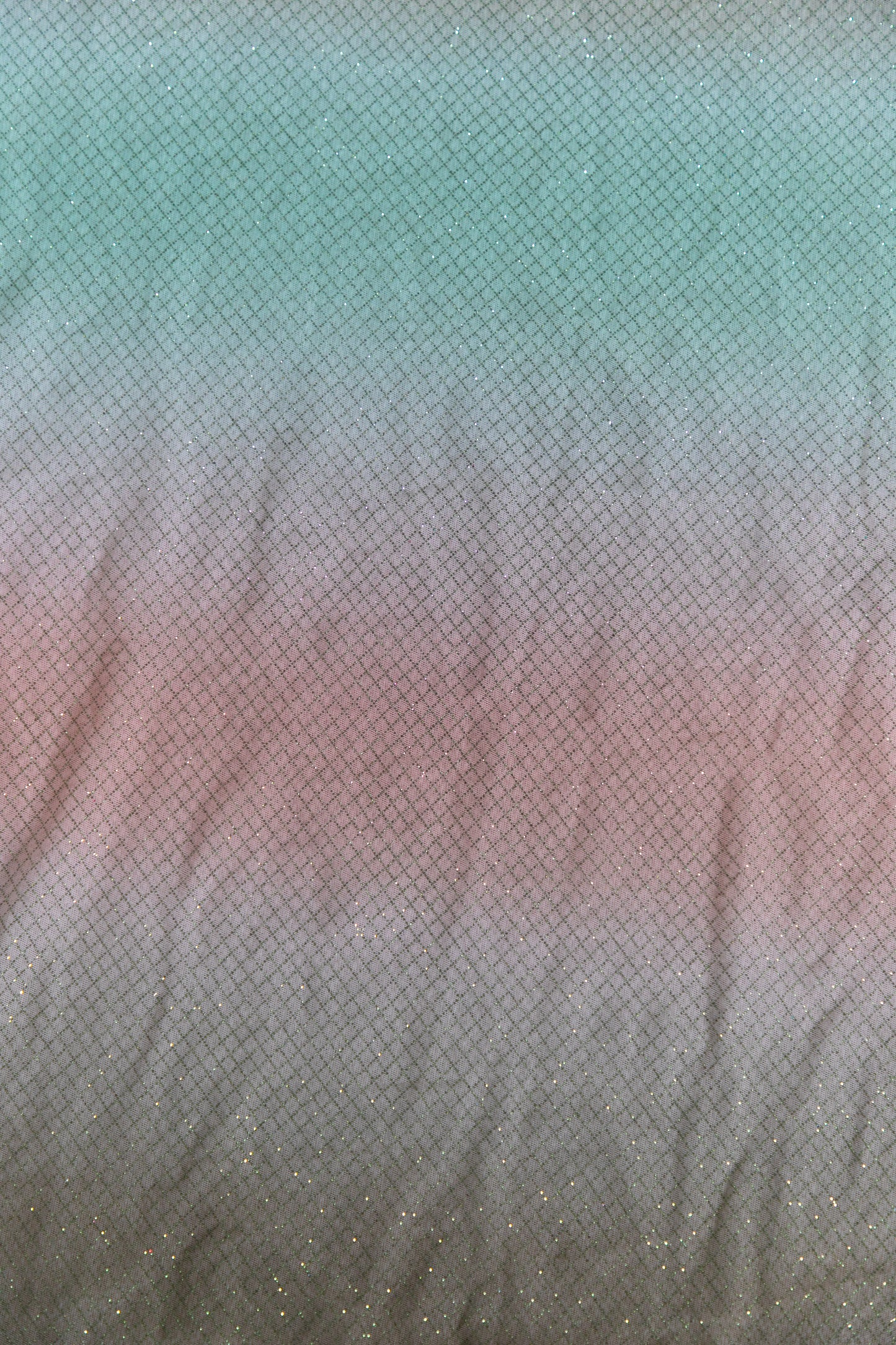Sea Mirage – 4 Way Stretch Glitter Micro Mesh (90s/00s Deadstock)