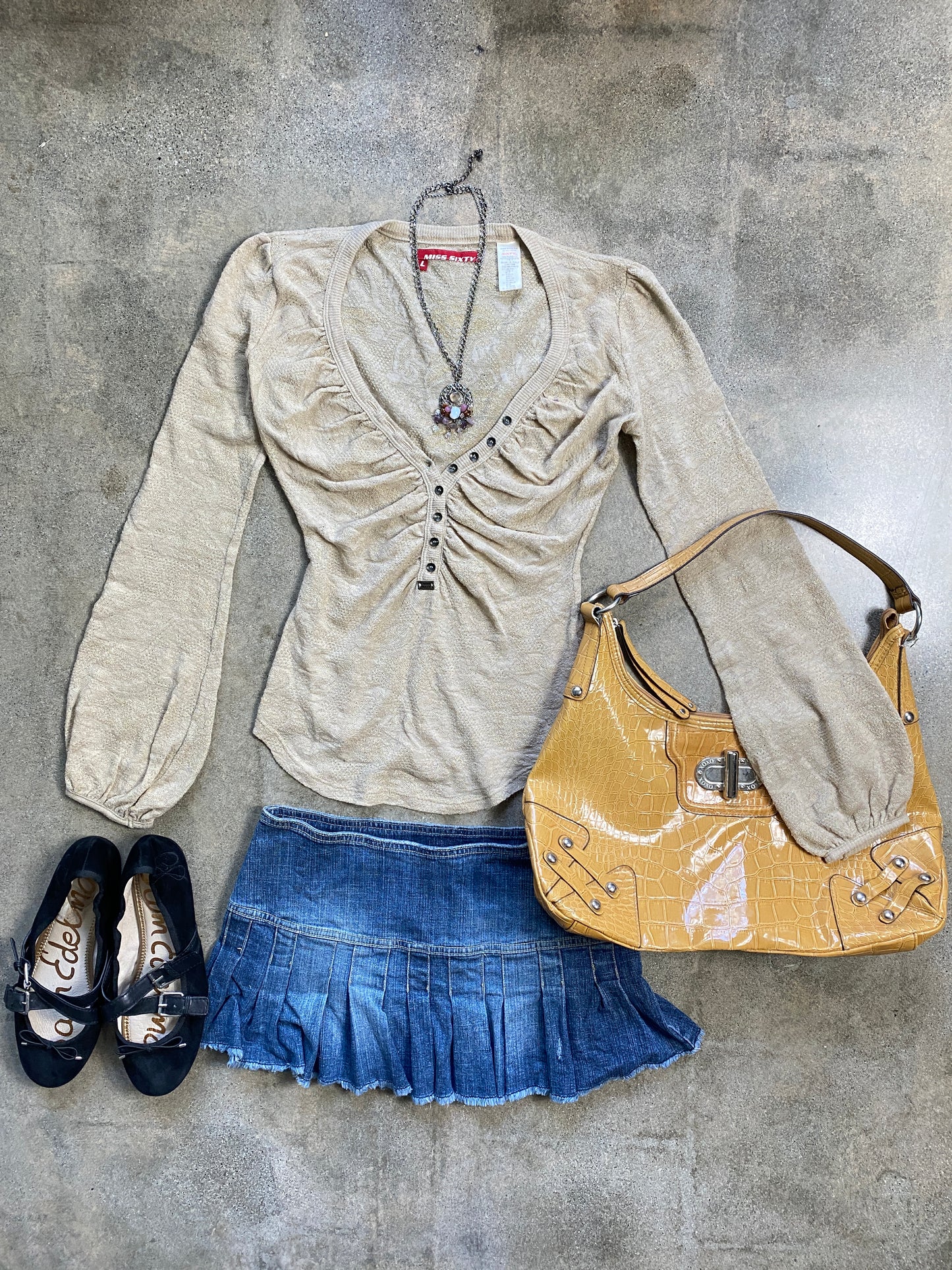 00's Miss Sixty Knit Long Sleeve Top