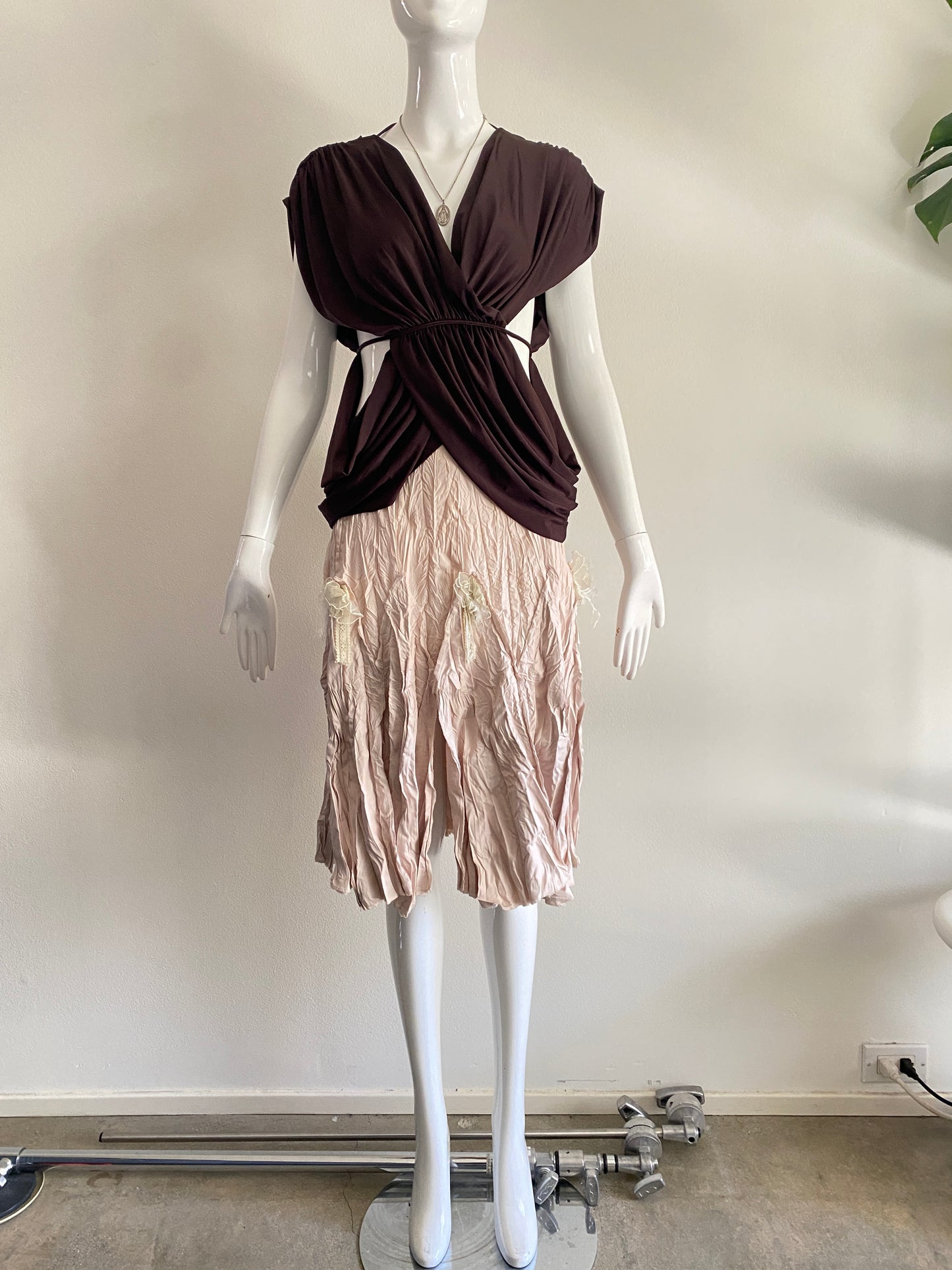 00's Abstract Midi Skirt