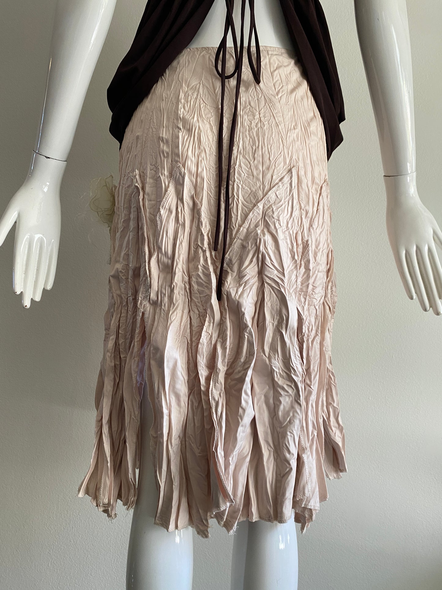 00's Abstract Midi Skirt