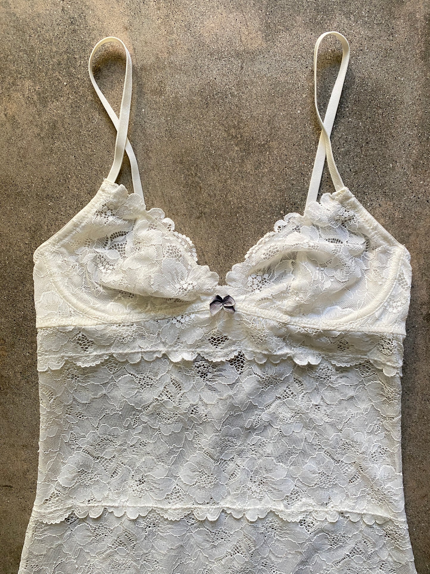 00's Lace Lingerie Mini Dress