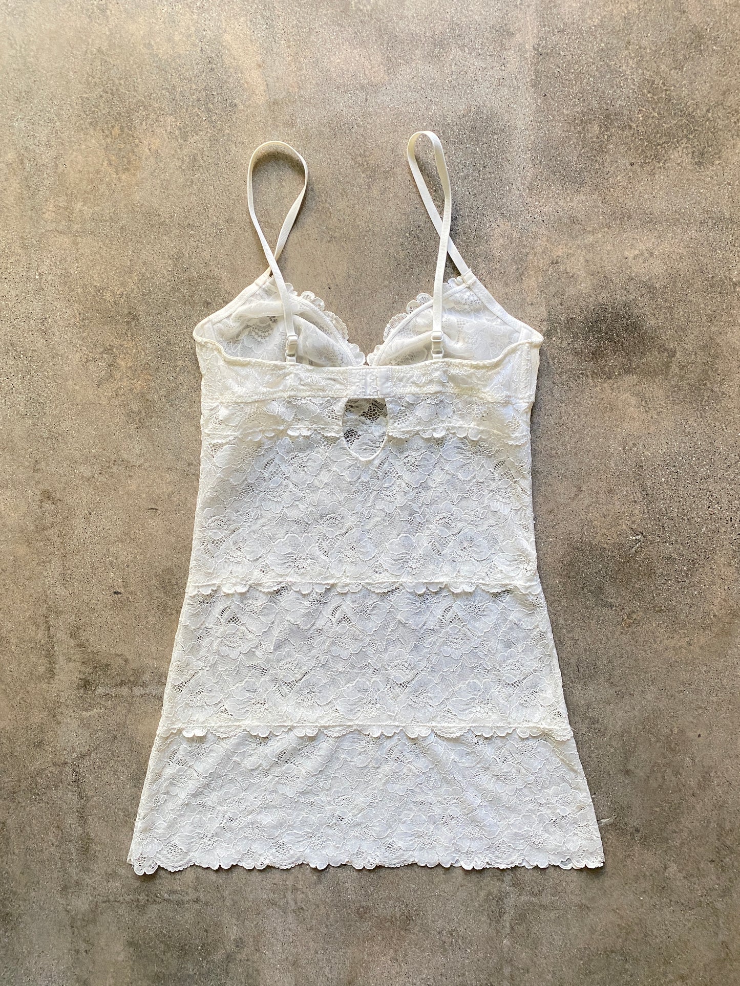 00's Lace Lingerie Mini Dress
