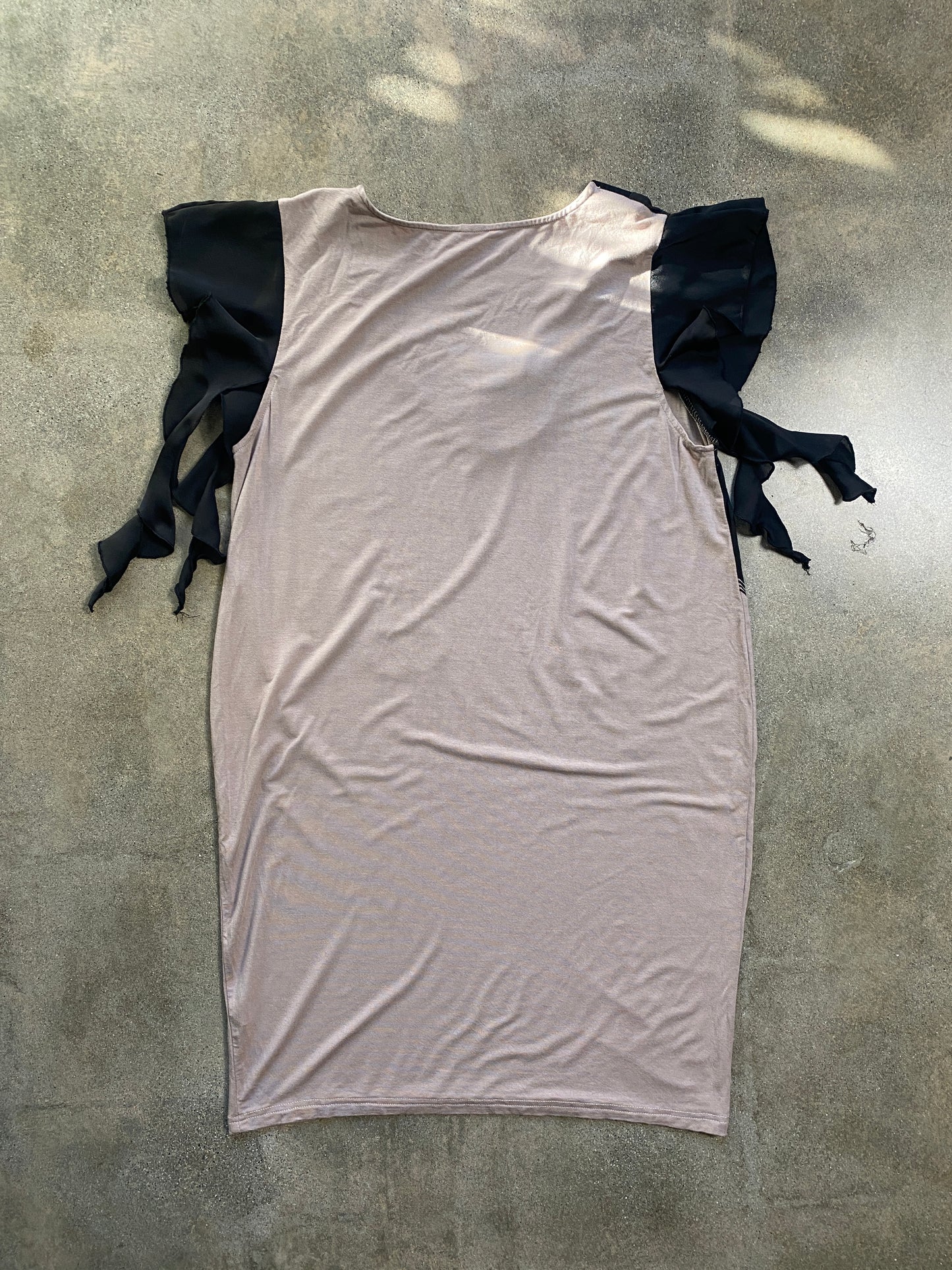 00's Graphic Print Shirt Dress