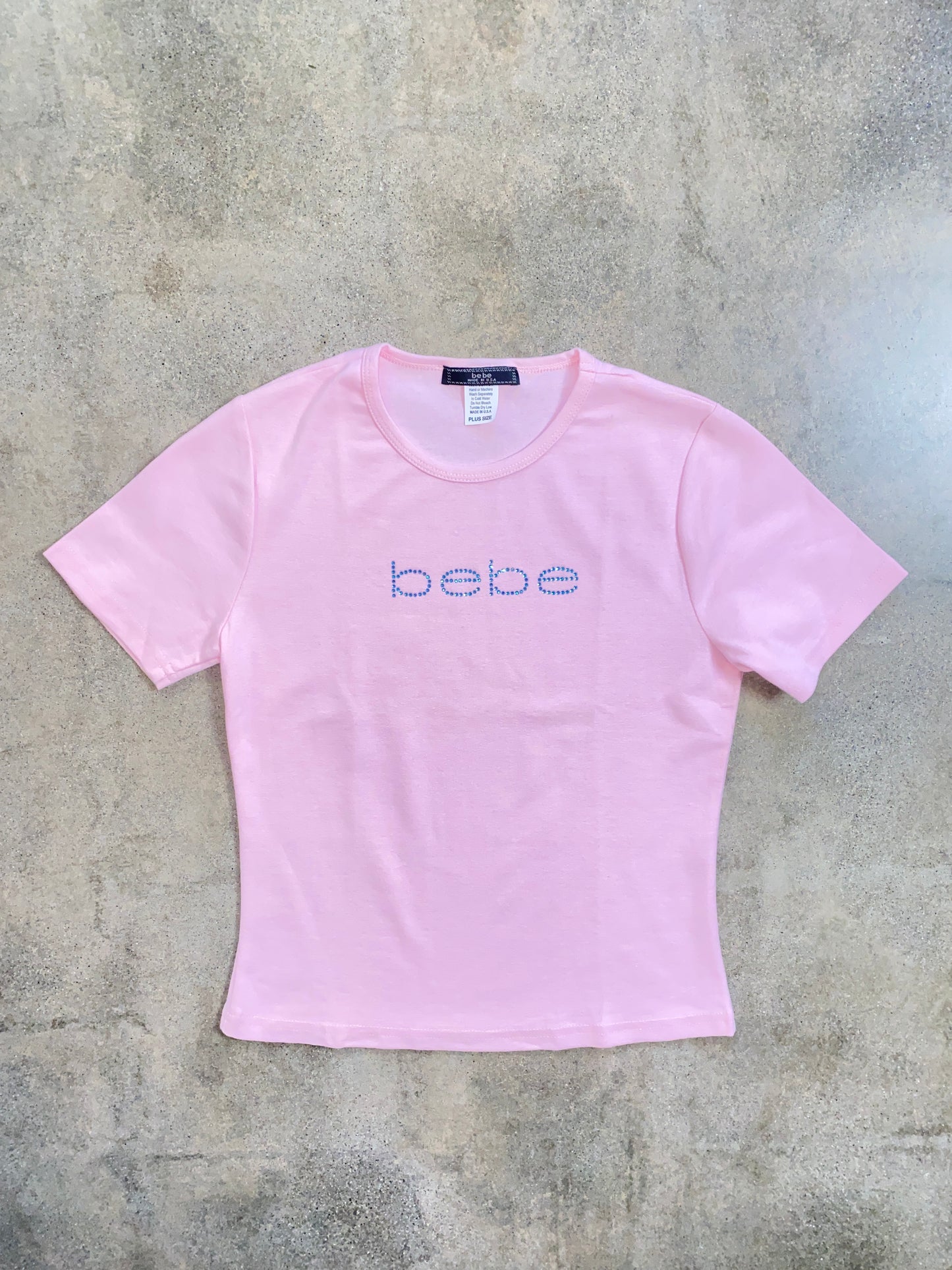 00's Pink Bebe Baby Tee