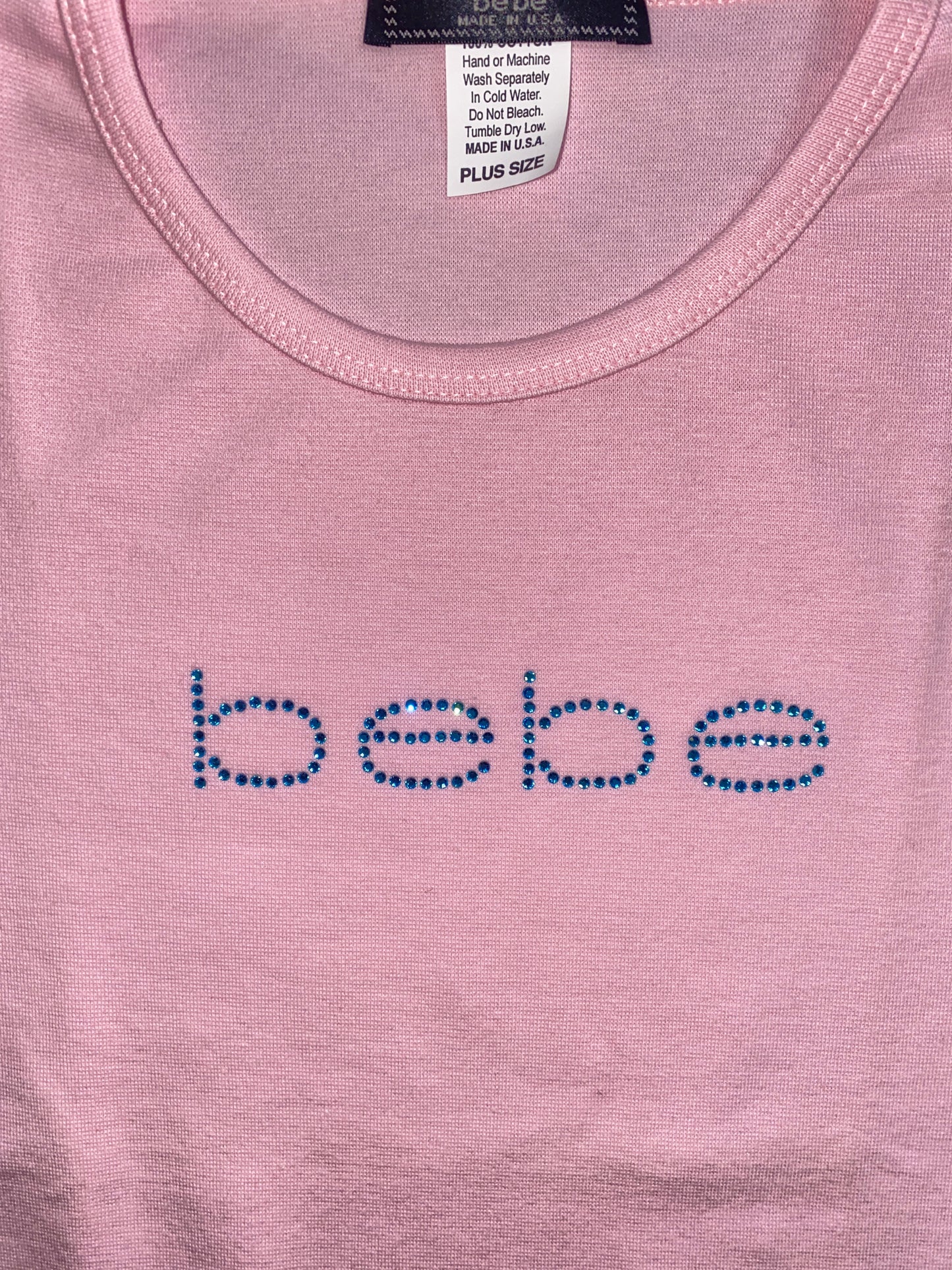 00's Pink Bebe Baby Tee
