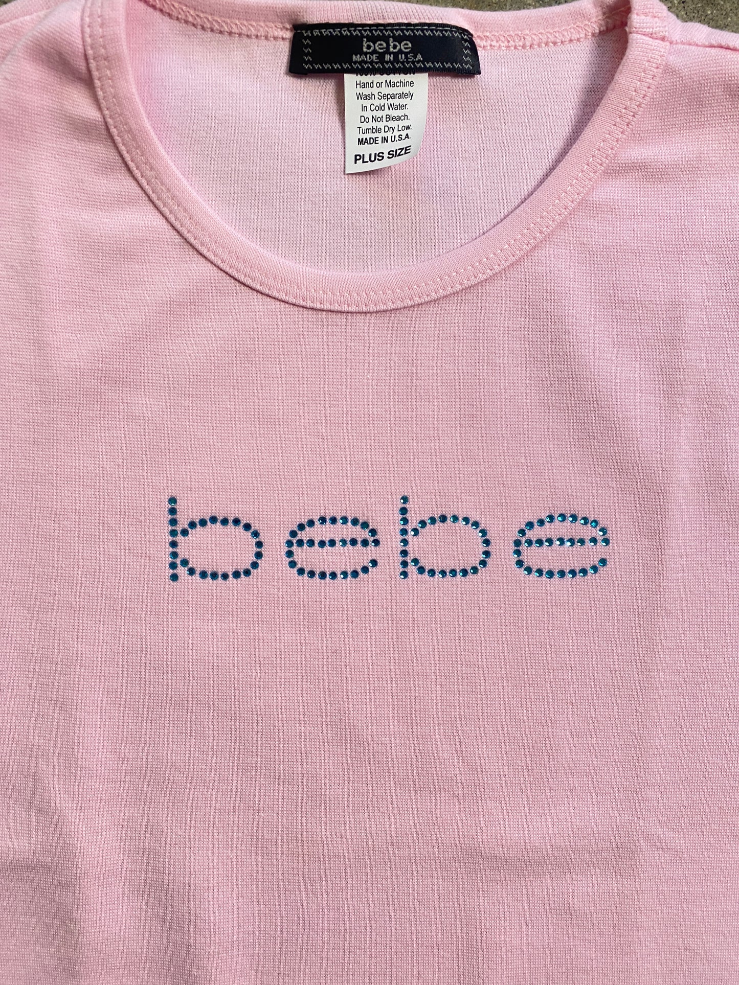 00's Pink Bebe Baby Tee