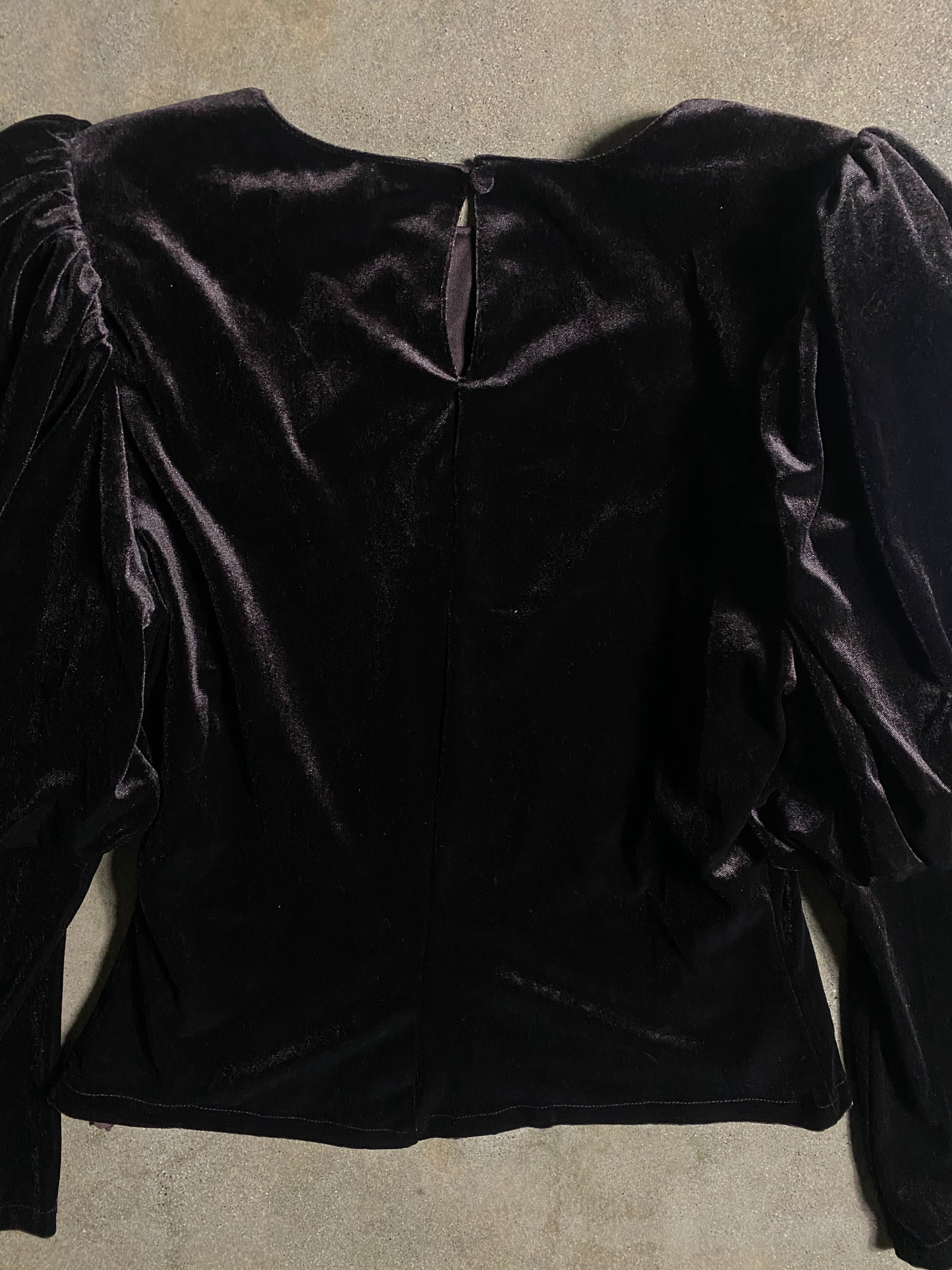 00's Deadstock Chocolate Brown Renaissance Revival Top