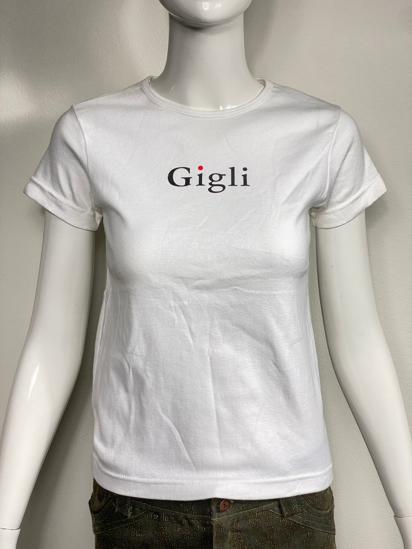 Gigli White Baby Tee