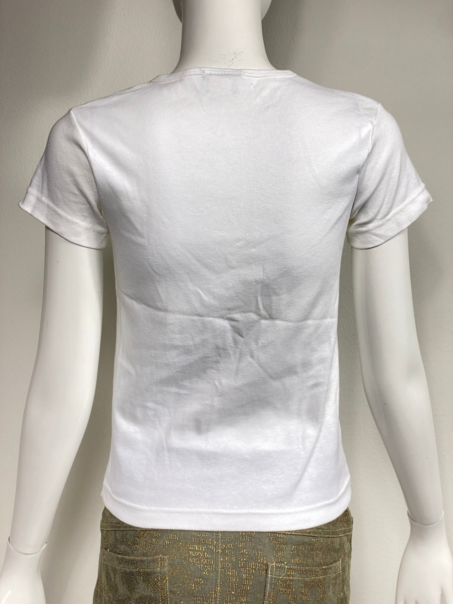 Gigli White Baby Tee