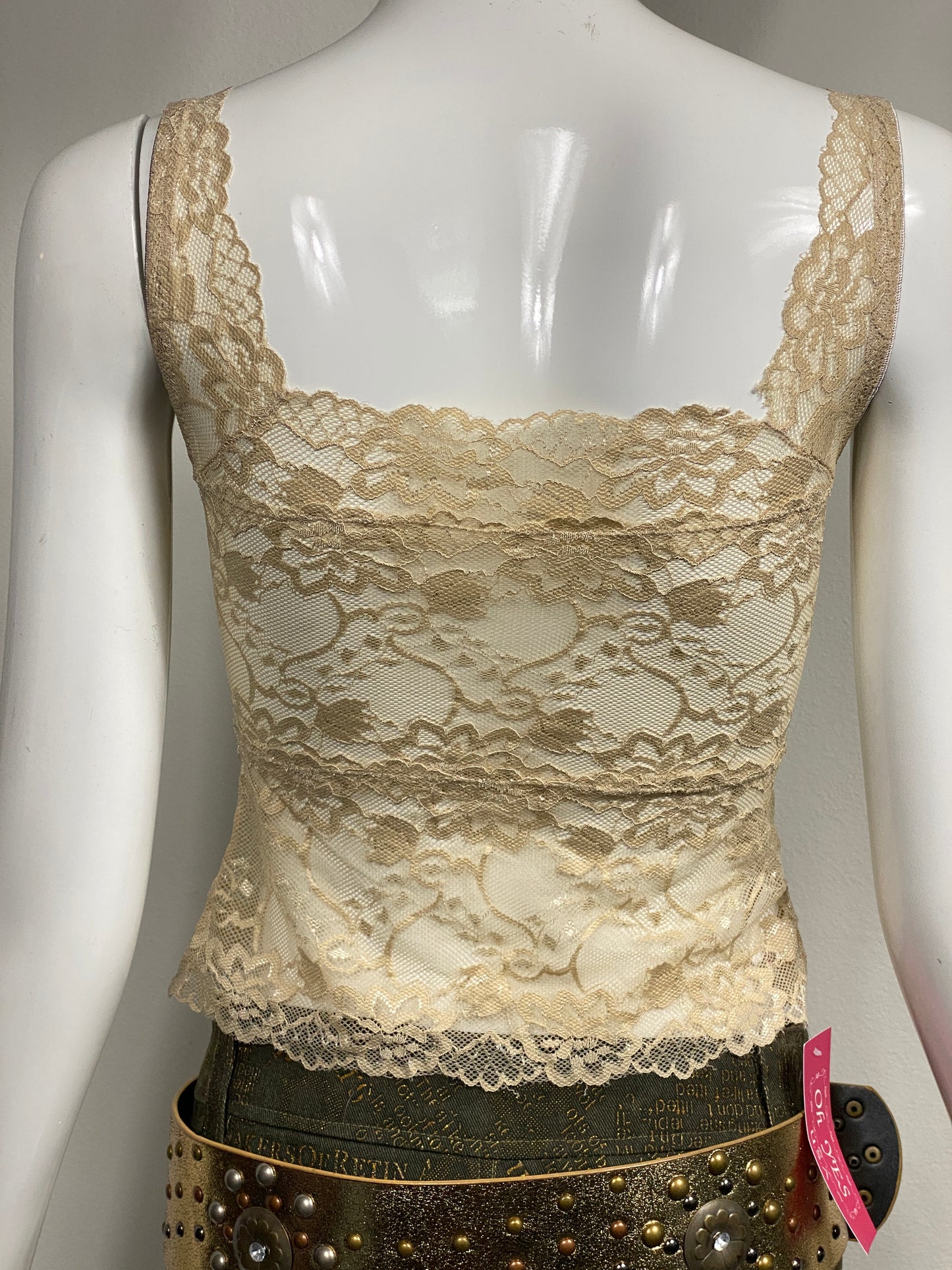 Deadstock Nude Lace Cami