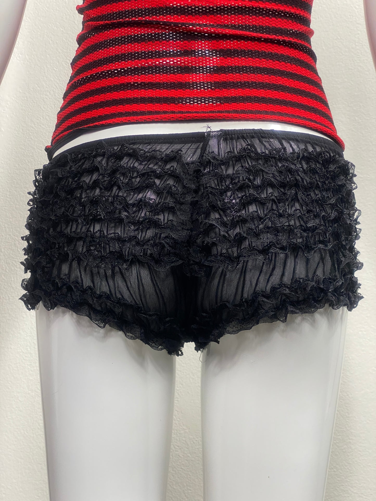 Black Ruffle Bloomers