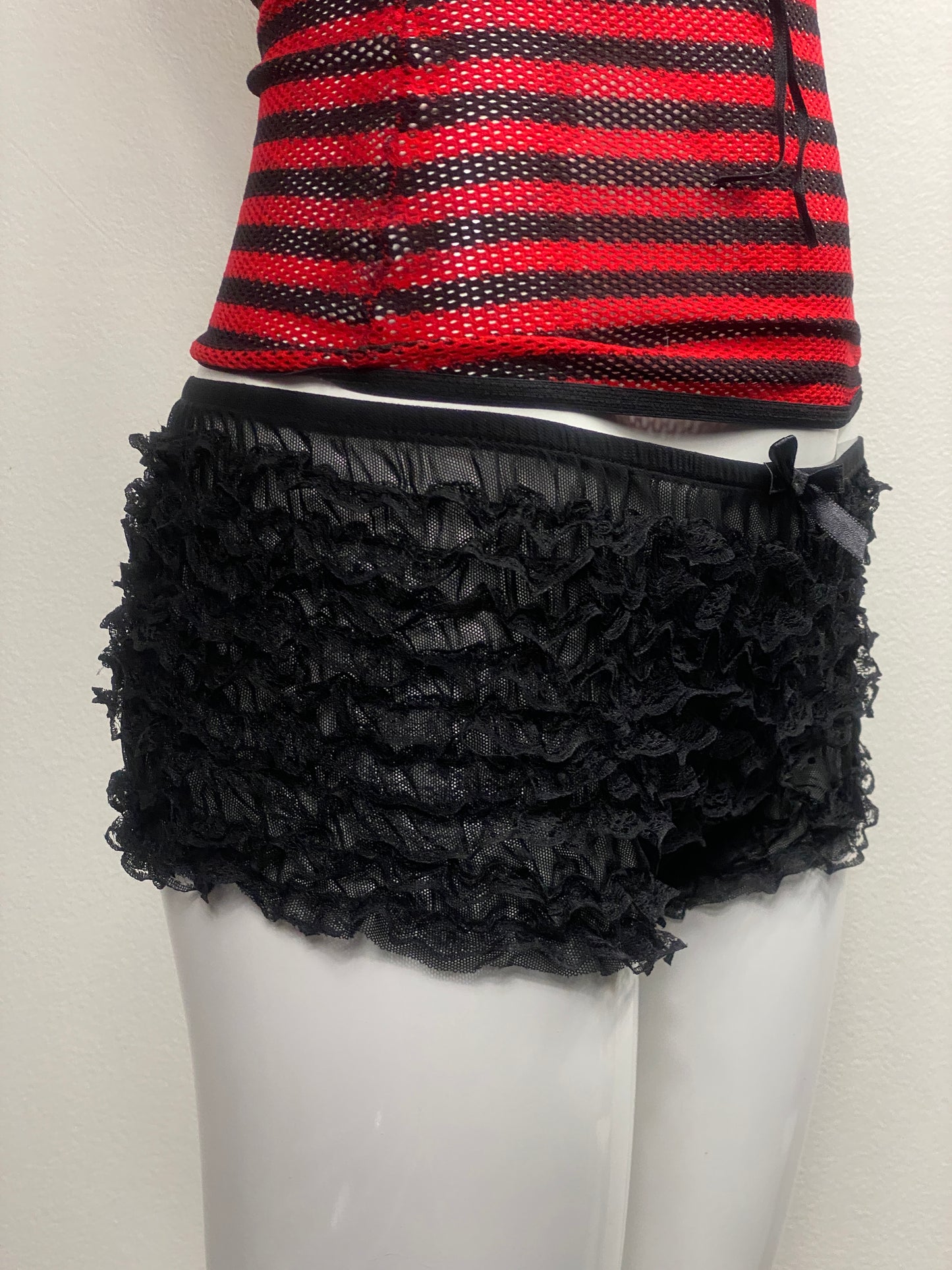 Black Ruffle Bloomers