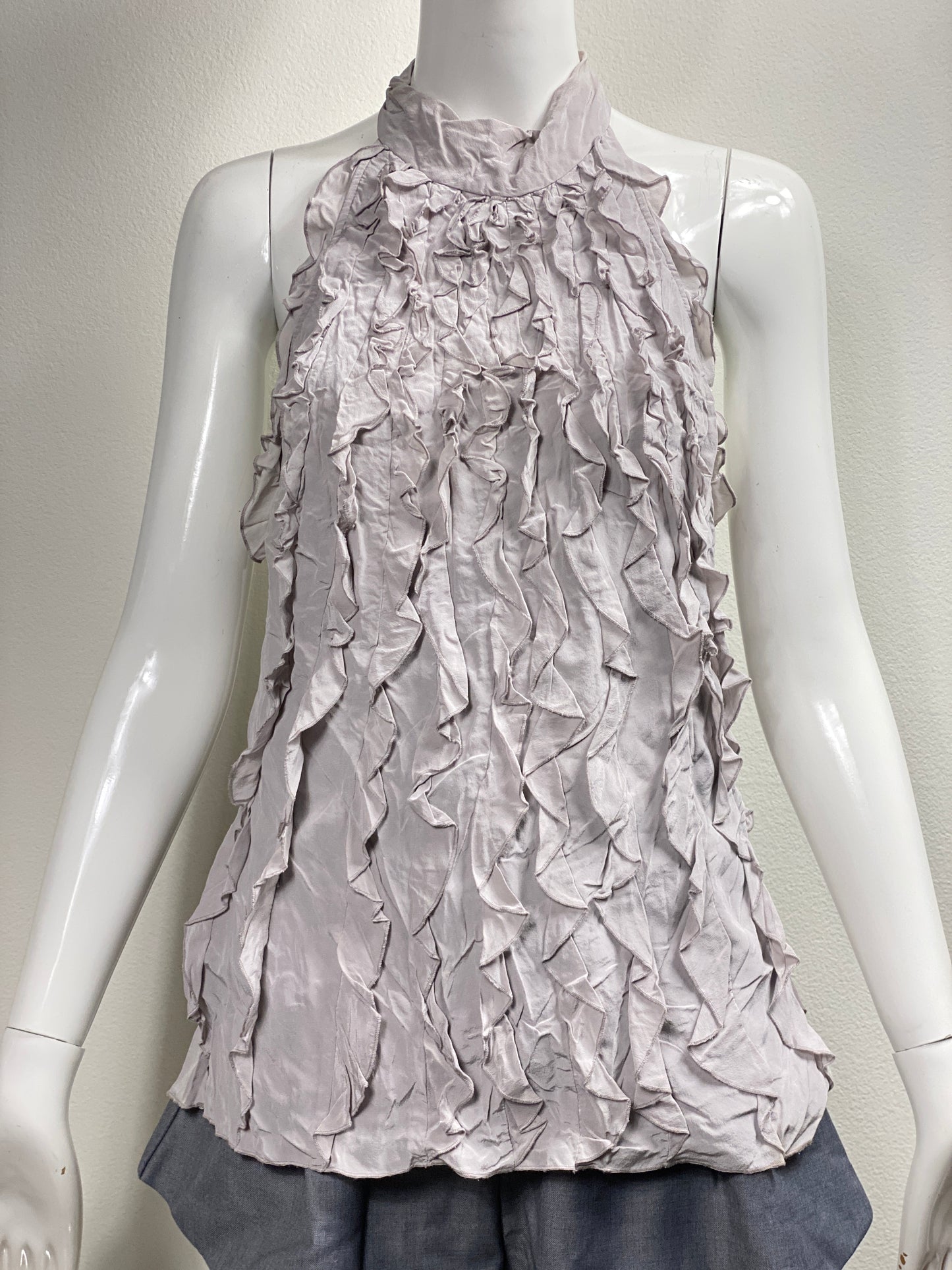 Chic Ruffle Halter Top