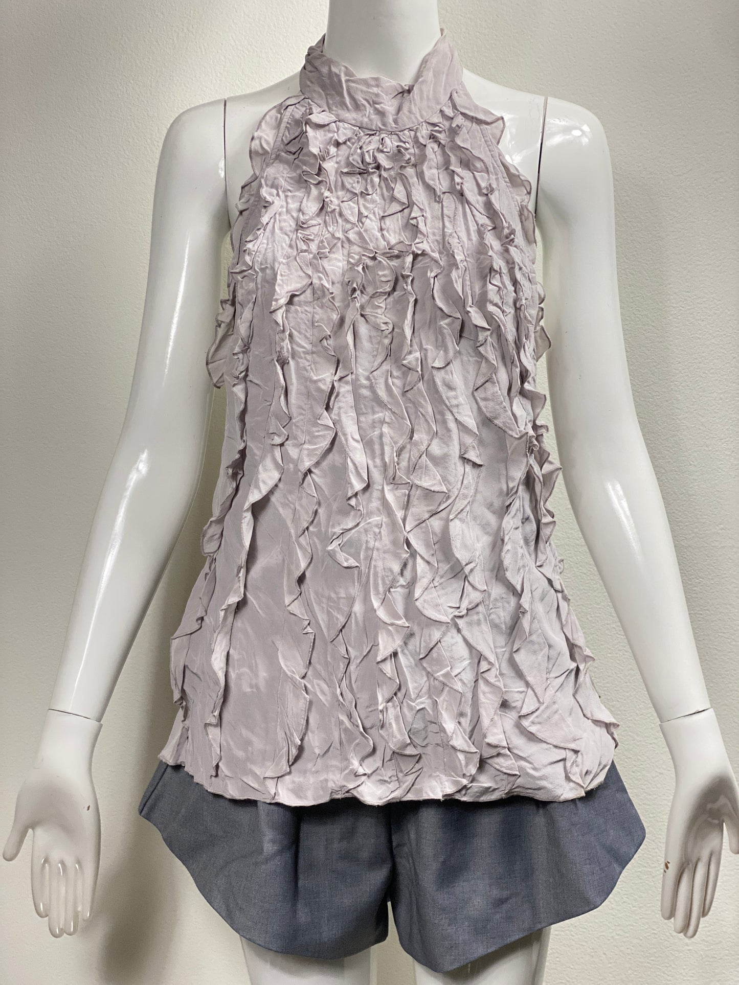 Chic Ruffle Halter Top