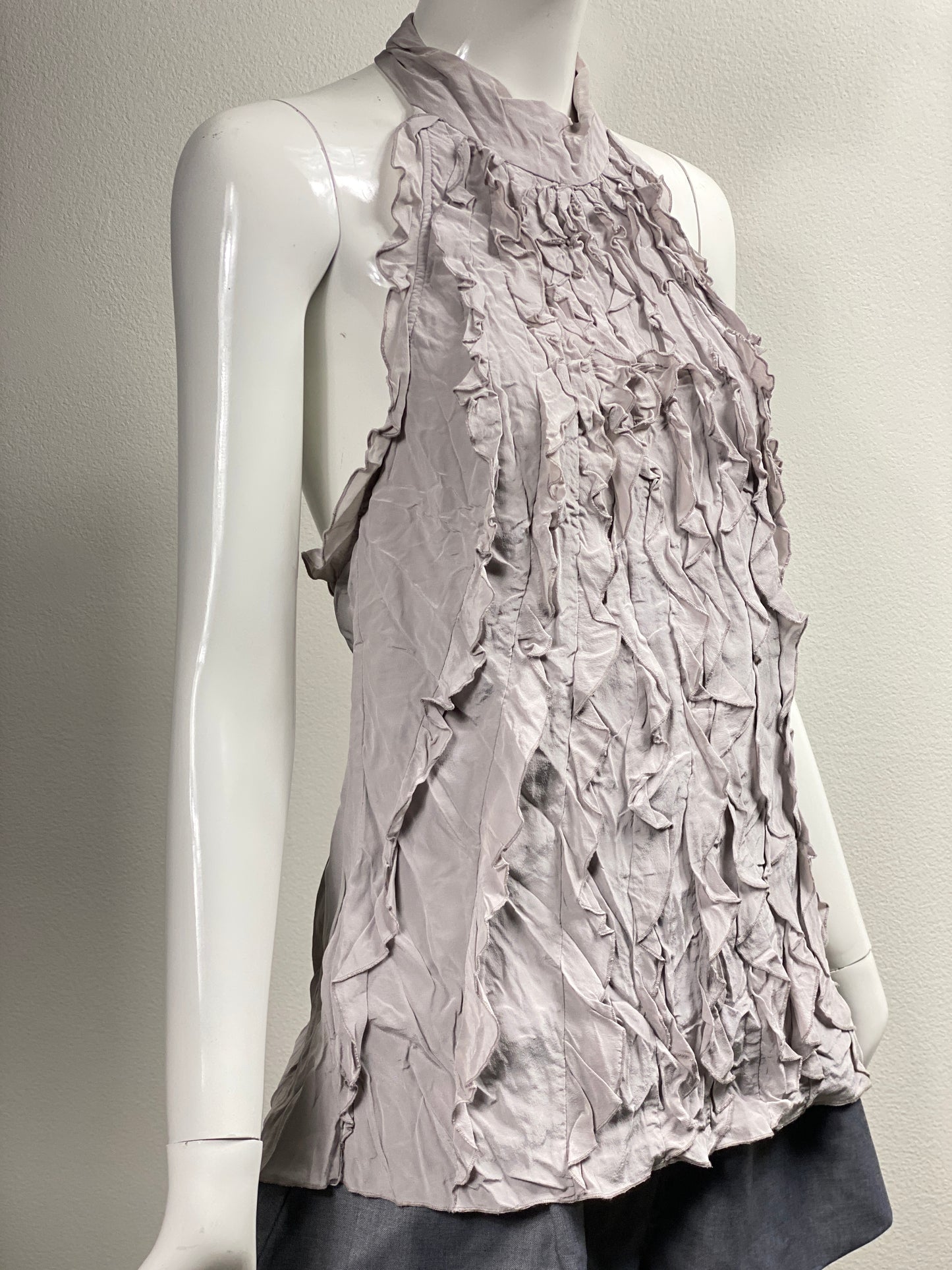 Chic Ruffle Halter Top