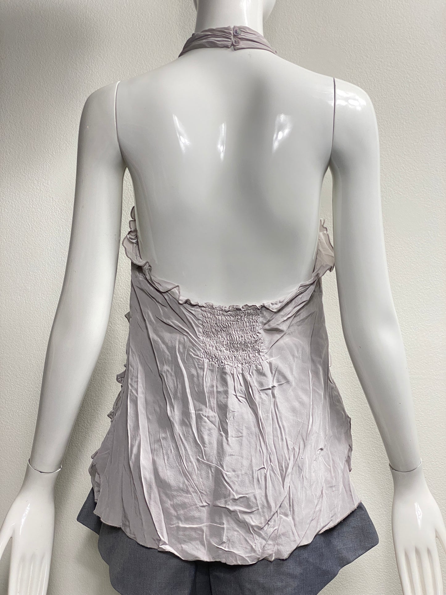 Chic Ruffle Halter Top