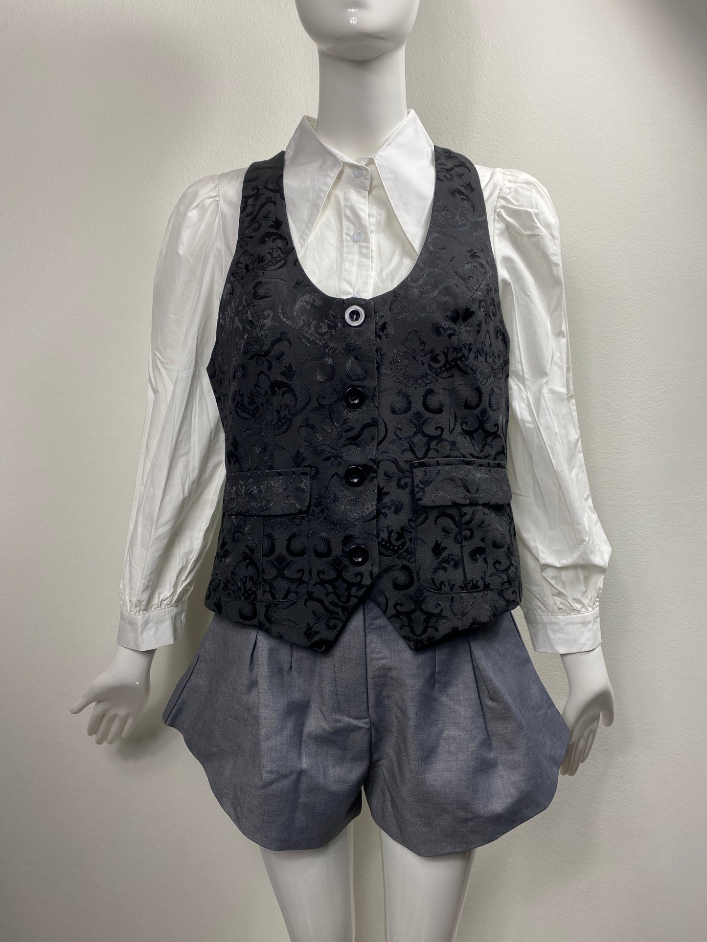 Black Tres Chic Vest