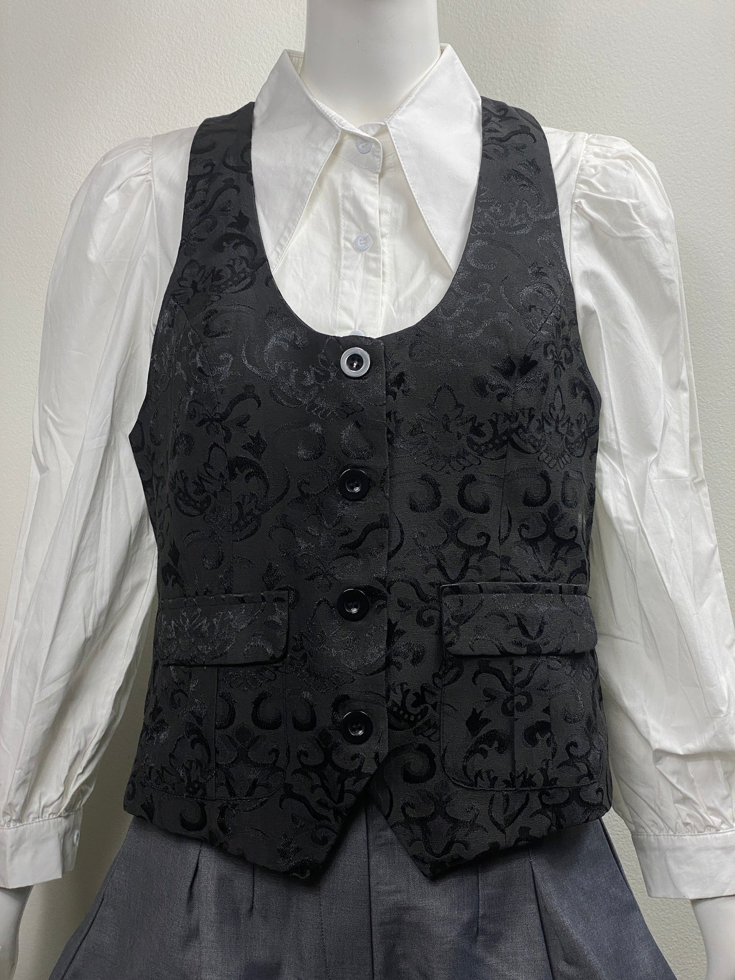 Black Tres Chic Vest