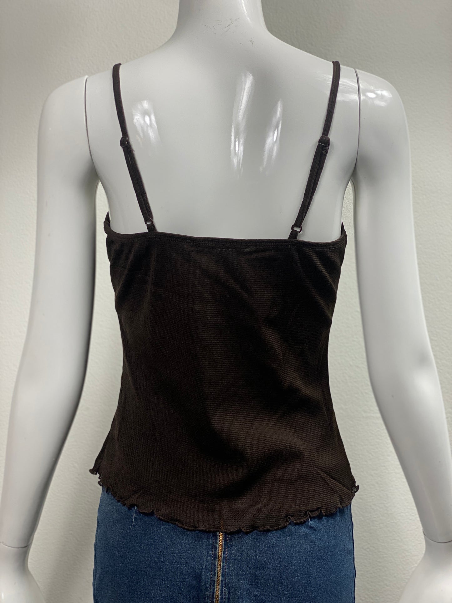 Chocolate Mesh Cami