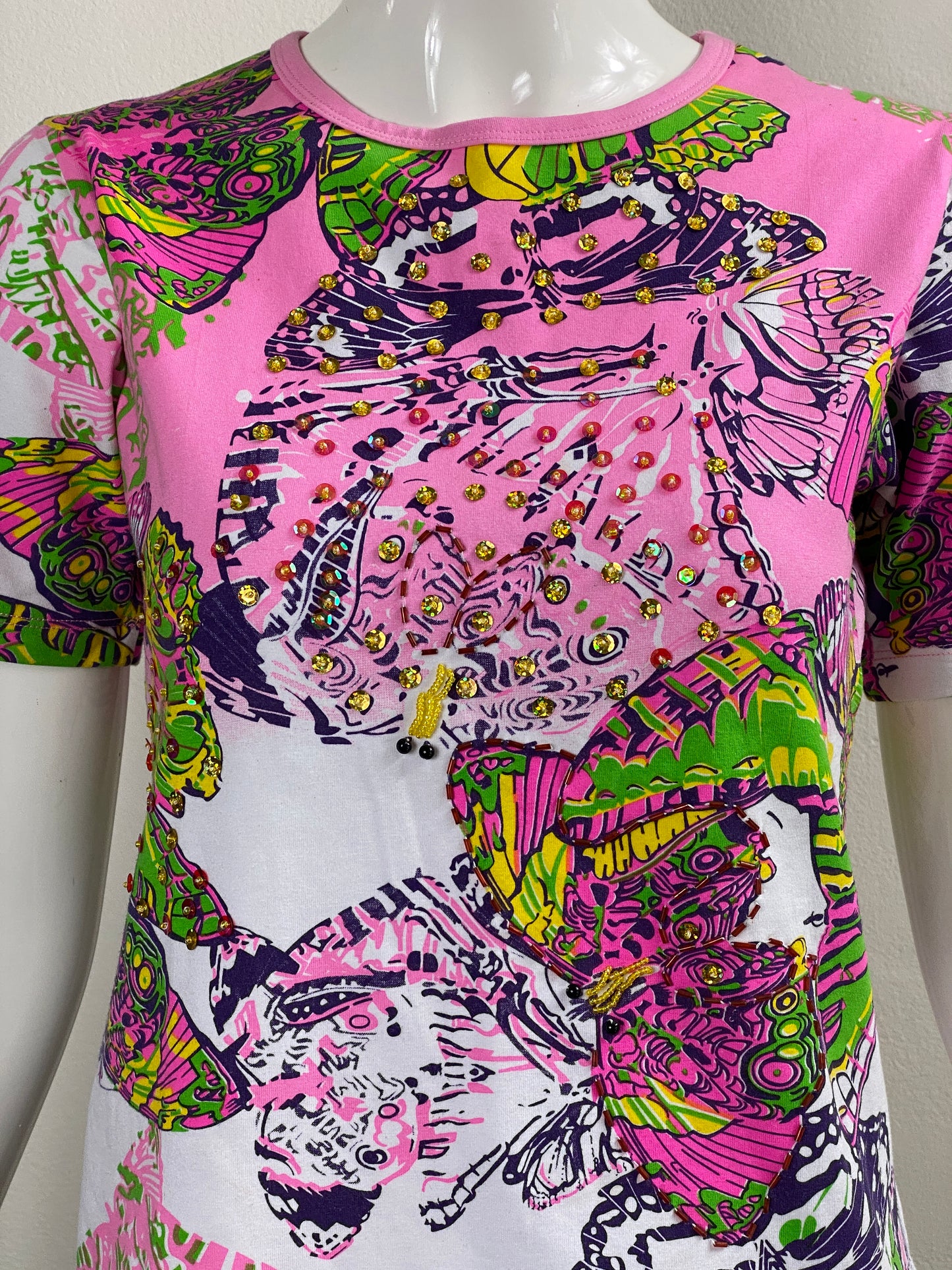 Deadstock Miss Sixty Butterfly Baby Tee