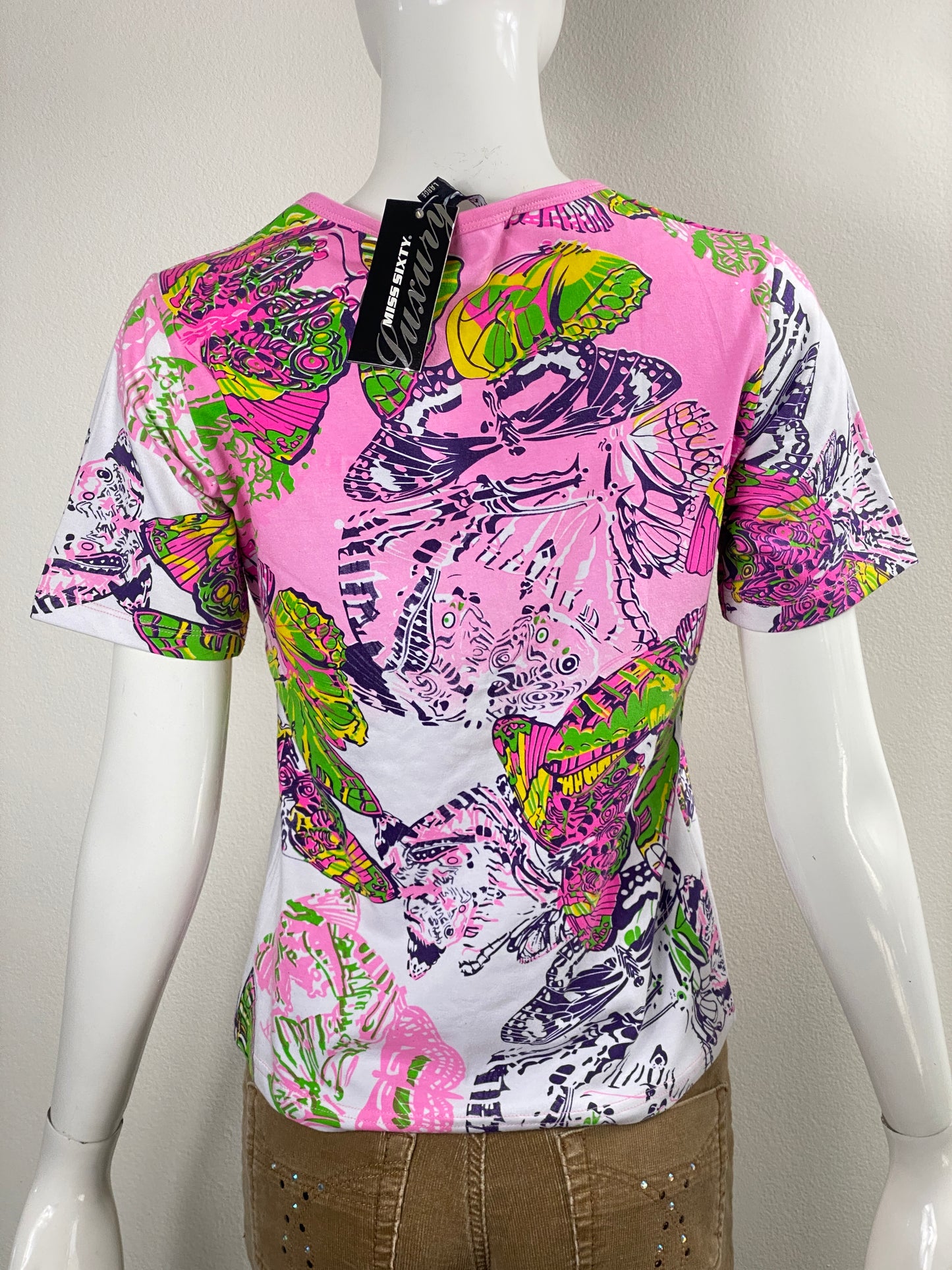 Deadstock Miss Sixty Butterfly Baby Tee